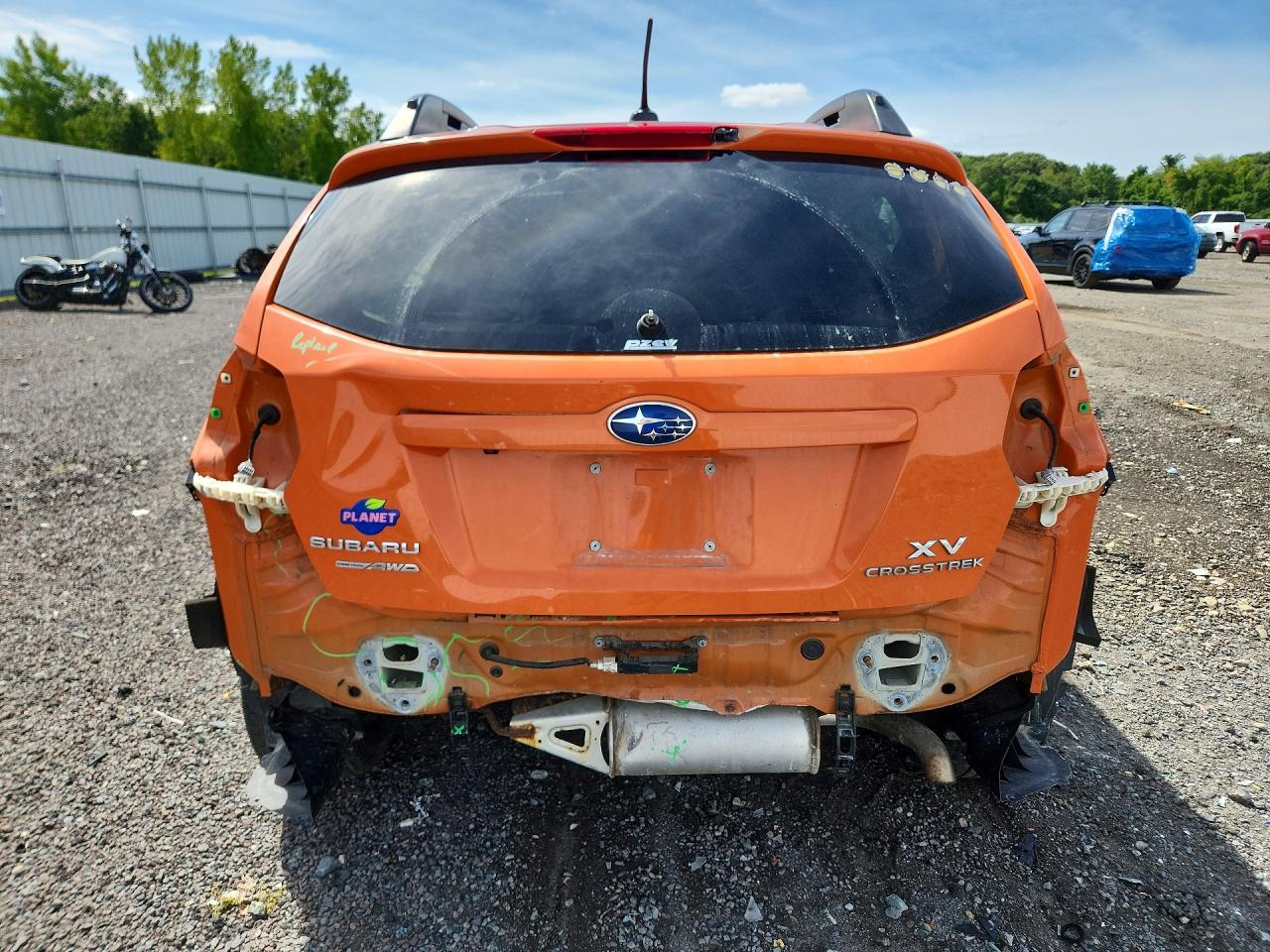 2015 Subaru Xv Crosstrek 2.0 Limited Orange vin: JF2GPAPCXF8282112