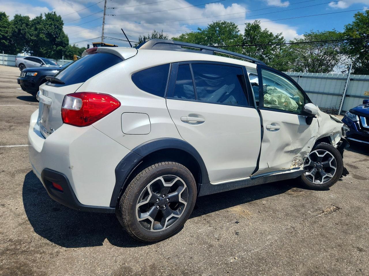 2015 Subaru Xv Crosstrek 2.0 Limited White vin: JF2GPAPCXF8306411