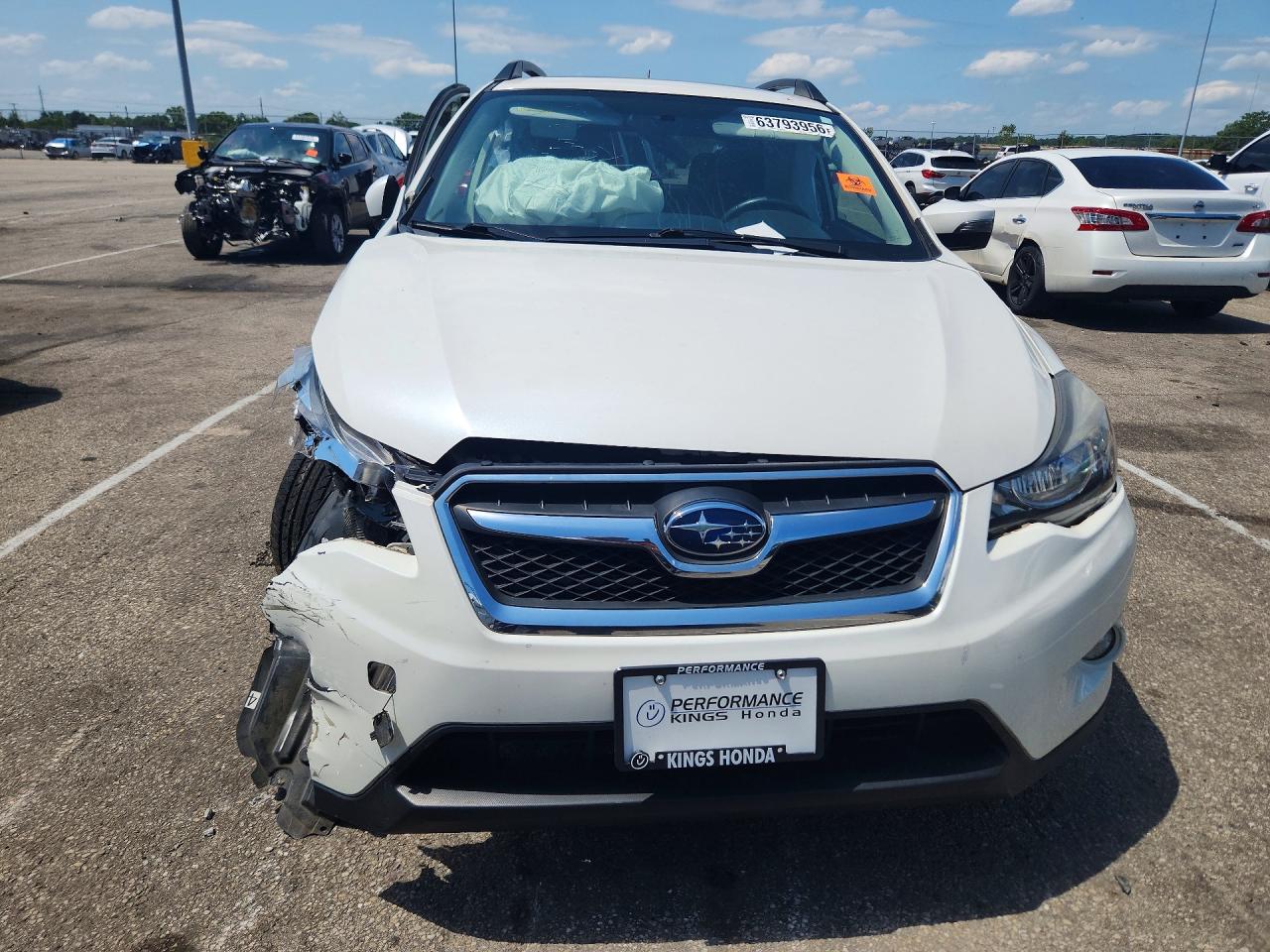 2015 Subaru Xv Crosstrek 2.0 Limited White vin: JF2GPAPCXF8306411