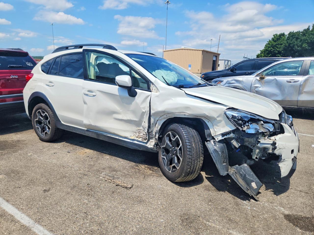 2015 Subaru Xv Crosstrek 2.0 Limited White vin: JF2GPAPCXF8306411