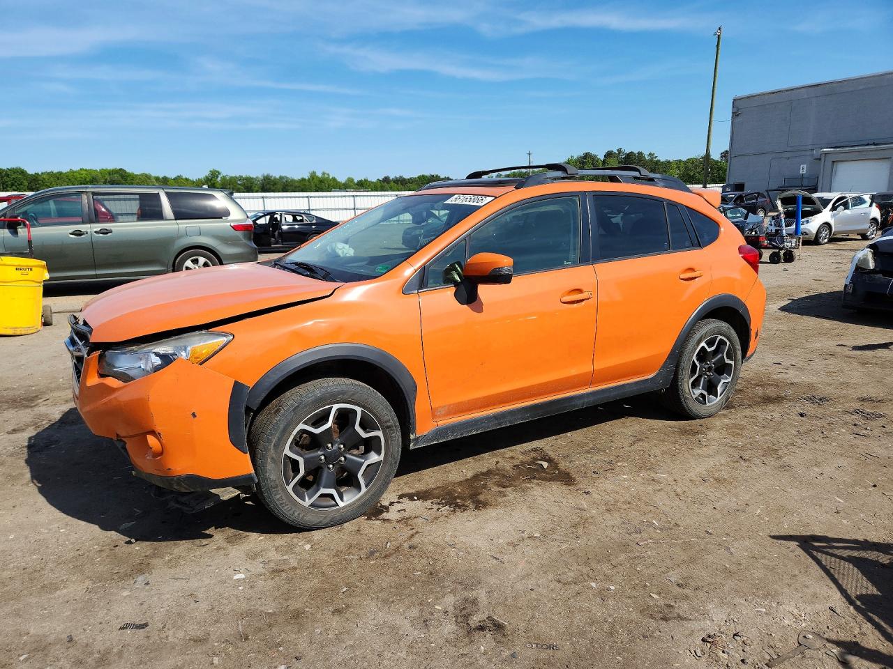2015 Subaru Cross Trek Orange vin: JF2GPASC1F8317059