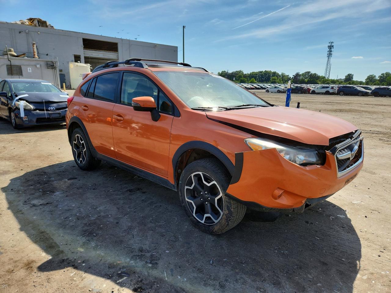 2015 Subaru Cross Trek Orange vin: JF2GPASC1F8317059