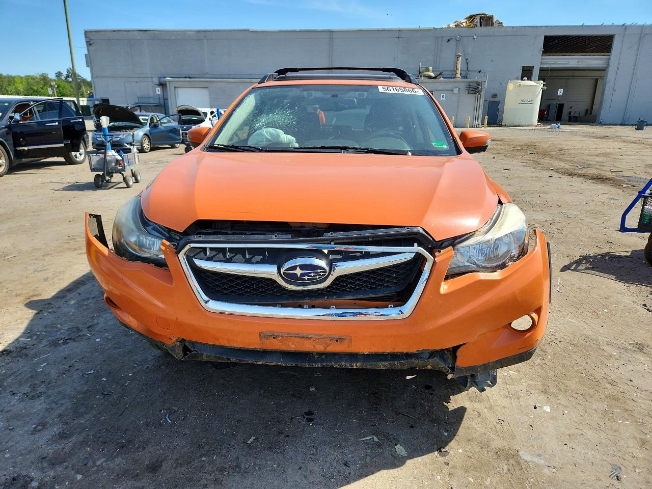 2015 Subaru Cross Trek Orange vin: JF2GPASC1F8317059