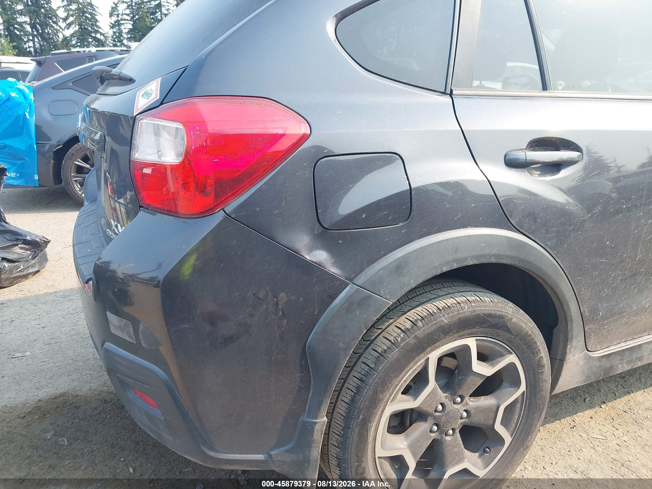 2015 Subaru Xv Crosstrek 2.0i Limited Gray vin: JF2GPASC3F8252487