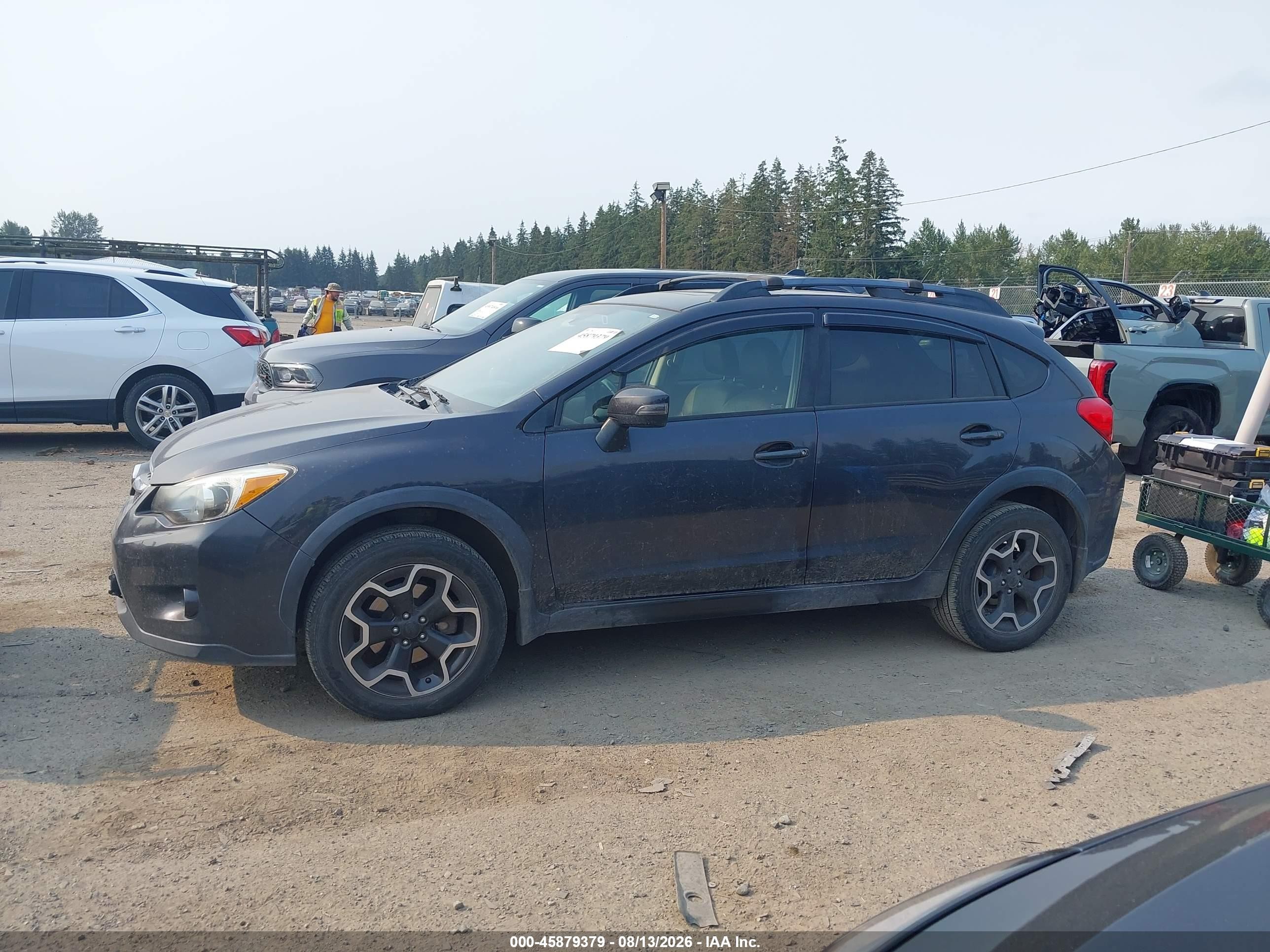 2015 Subaru Xv Crosstrek 2.0i Limited Gray vin: JF2GPASC3F8252487