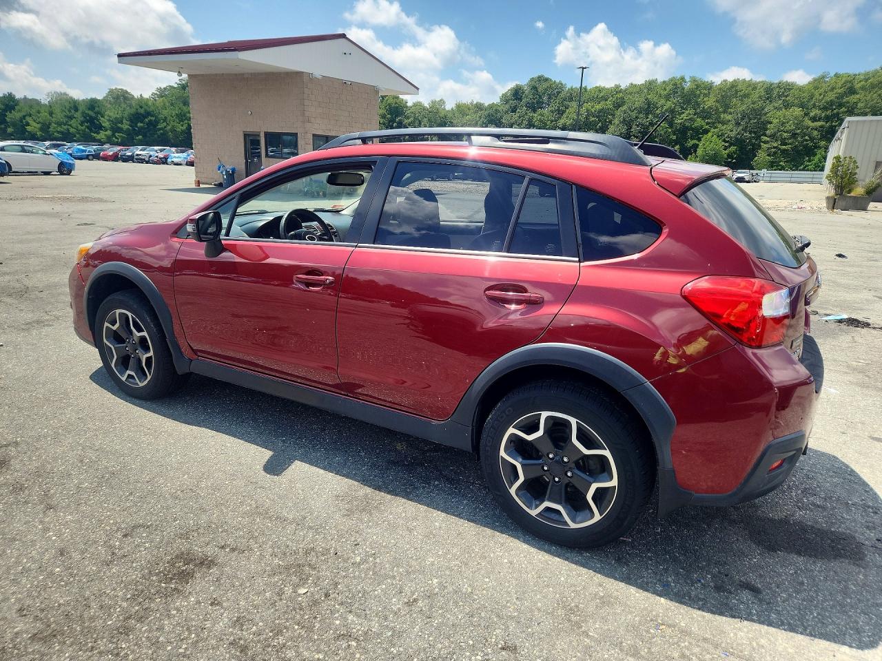 2015 Subaru Xv Crosstrek Sport Limited Burgundy vin: JF2GPASC3F8315877
