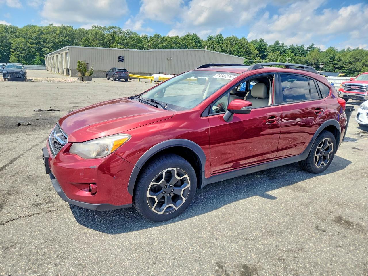2015 Subaru Xv Crosstrek Sport Limited Burgundy vin: JF2GPASC3F8315877