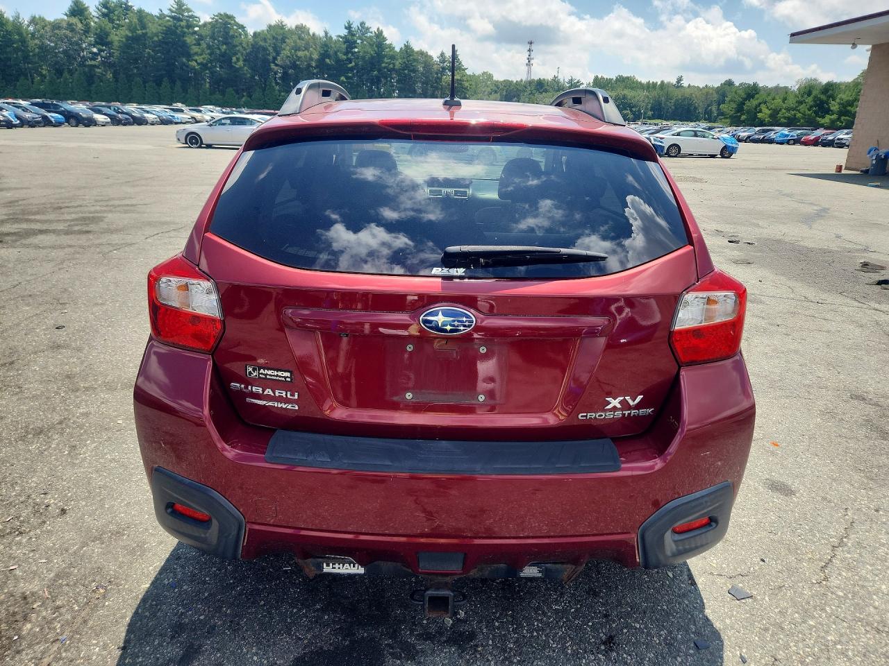 2015 Subaru Xv Crosstrek Sport Limited Burgundy vin: JF2GPASC3F8315877