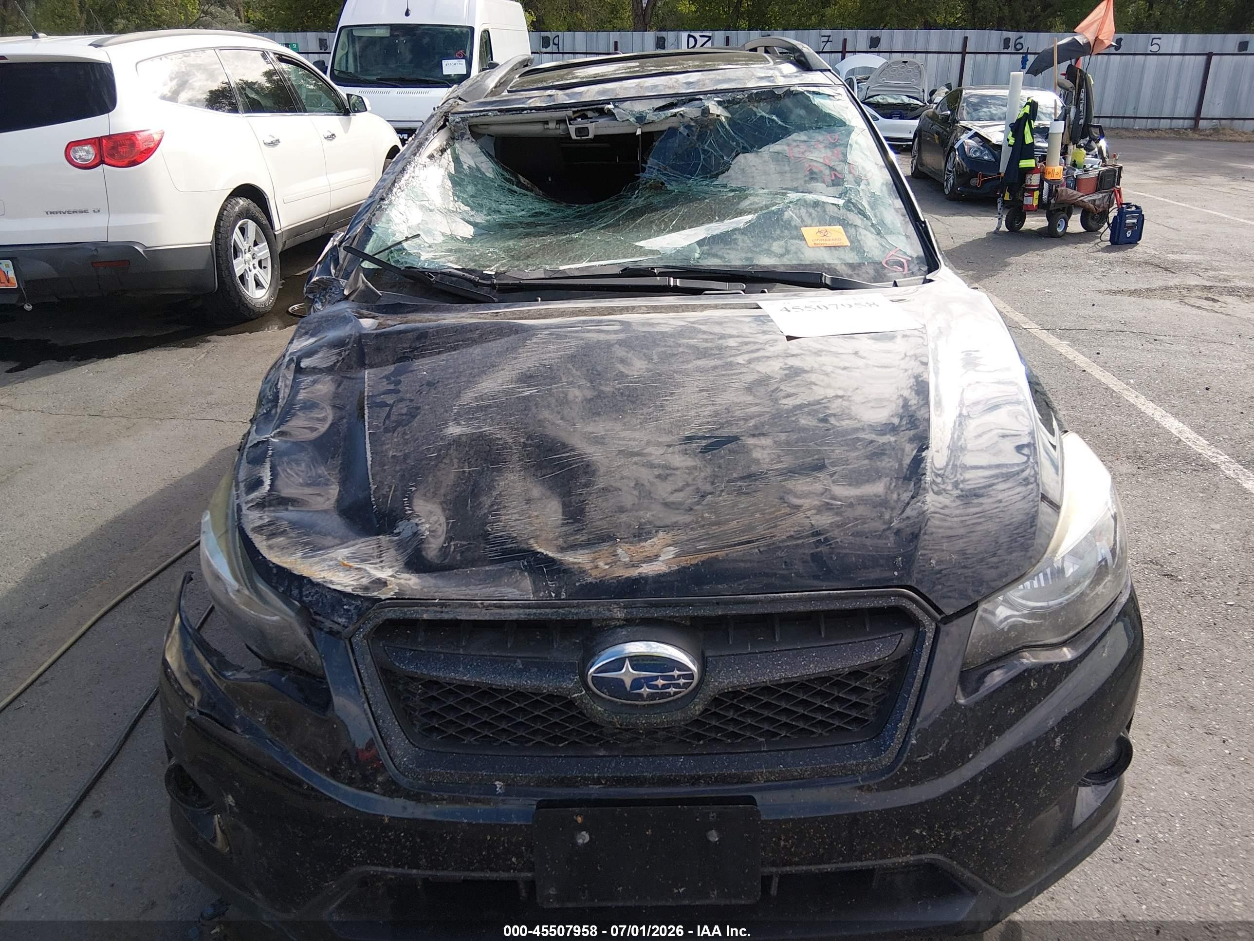 2015 Subaru Xv Crosstrek 2.0i Limited Black vin: JF2GPASC4F8215450