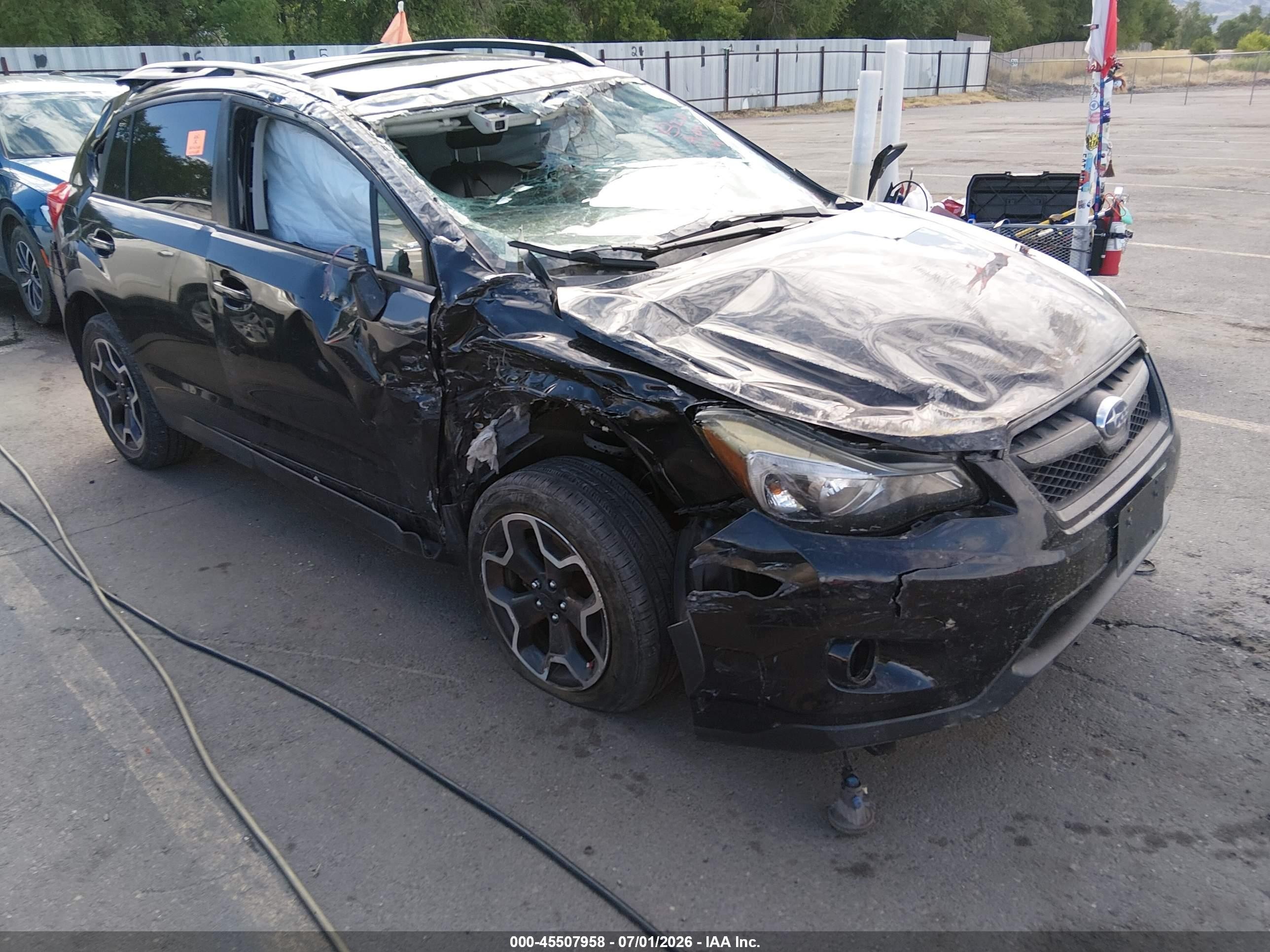 2015 Subaru Xv Crosstrek 2.0i Limited Black vin: JF2GPASC4F8215450