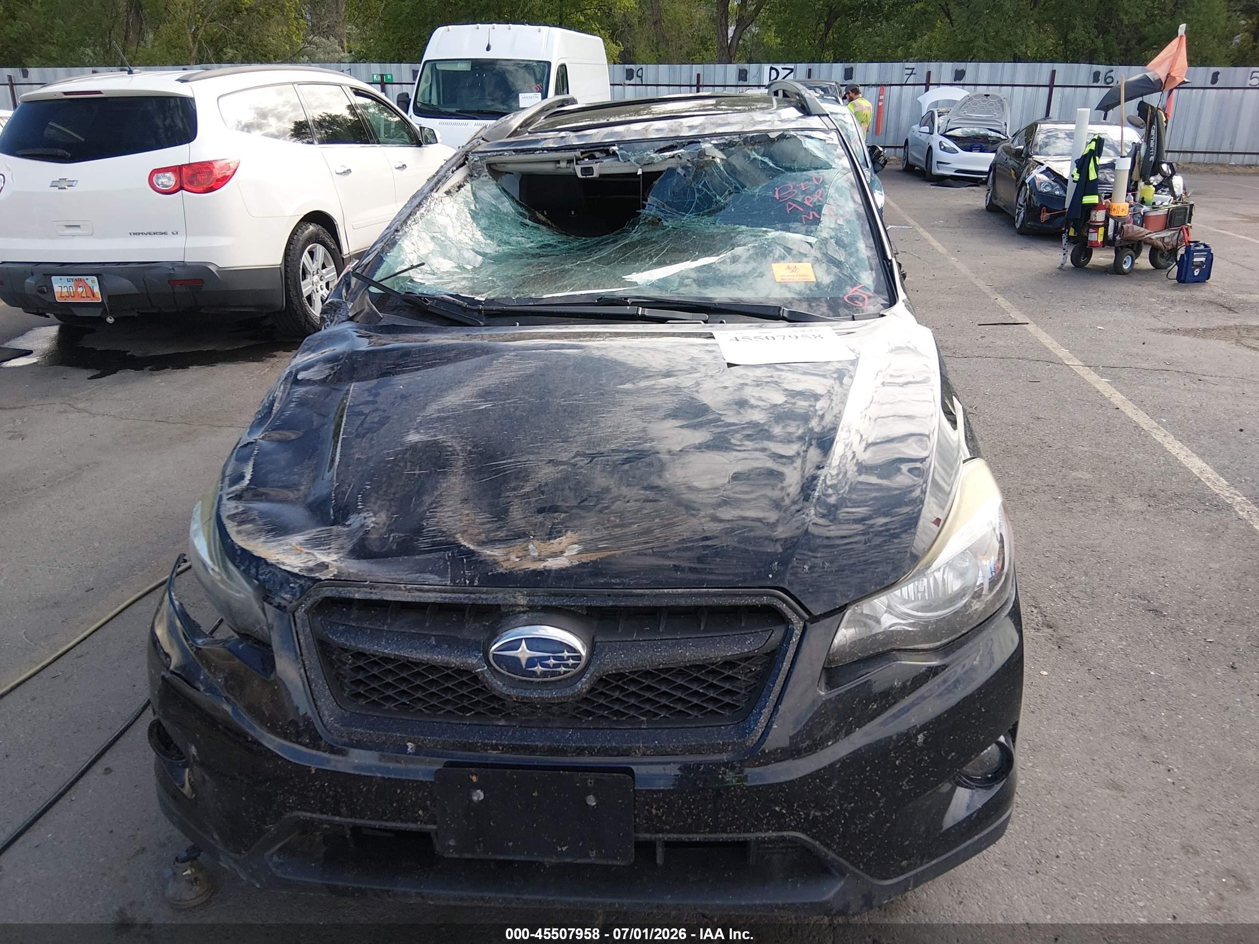2015 Subaru Xv Crosstrek 2.0i Limited Black vin: JF2GPASC4F8215450