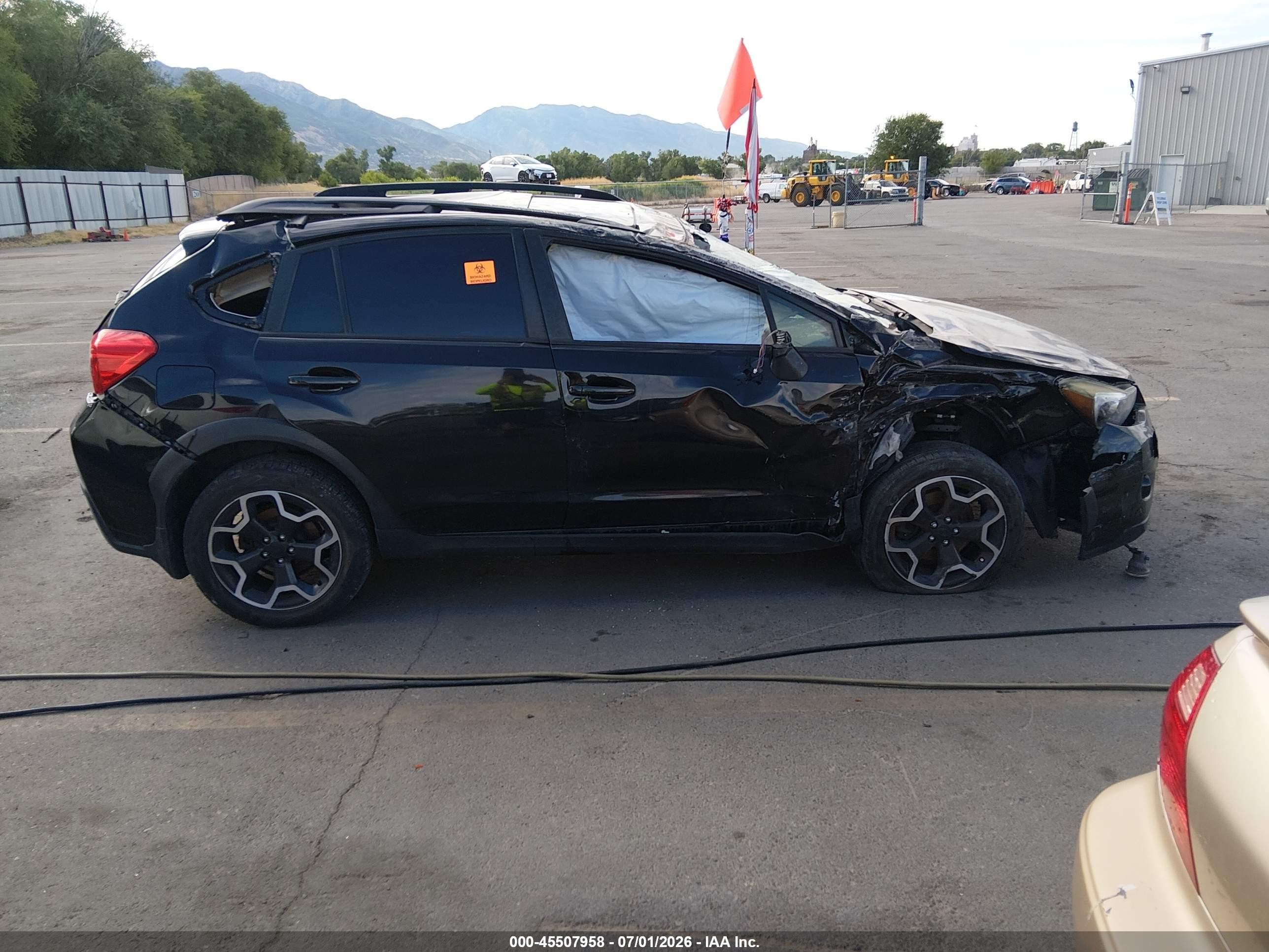 2015 Subaru Xv Crosstrek 2.0i Limited Black vin: JF2GPASC4F8215450