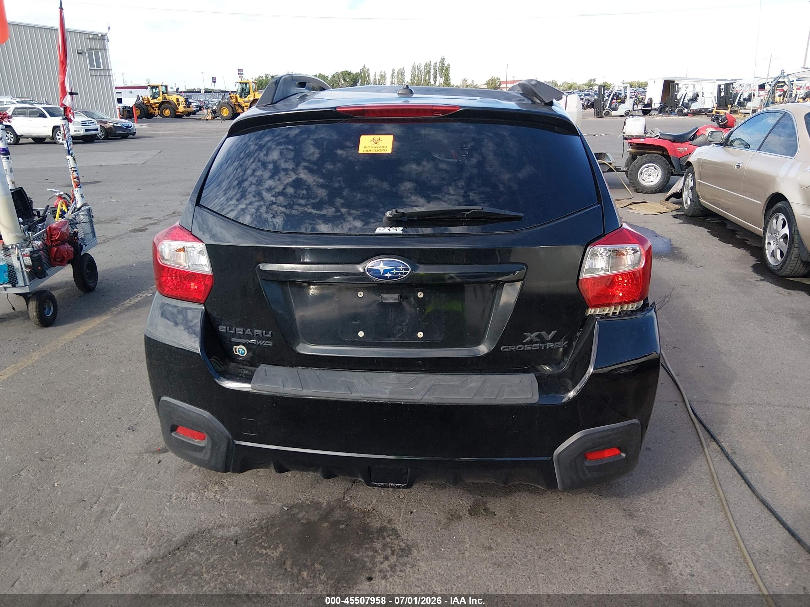 2015 Subaru Xv Crosstrek 2.0i Limited Black vin: JF2GPASC4F8215450