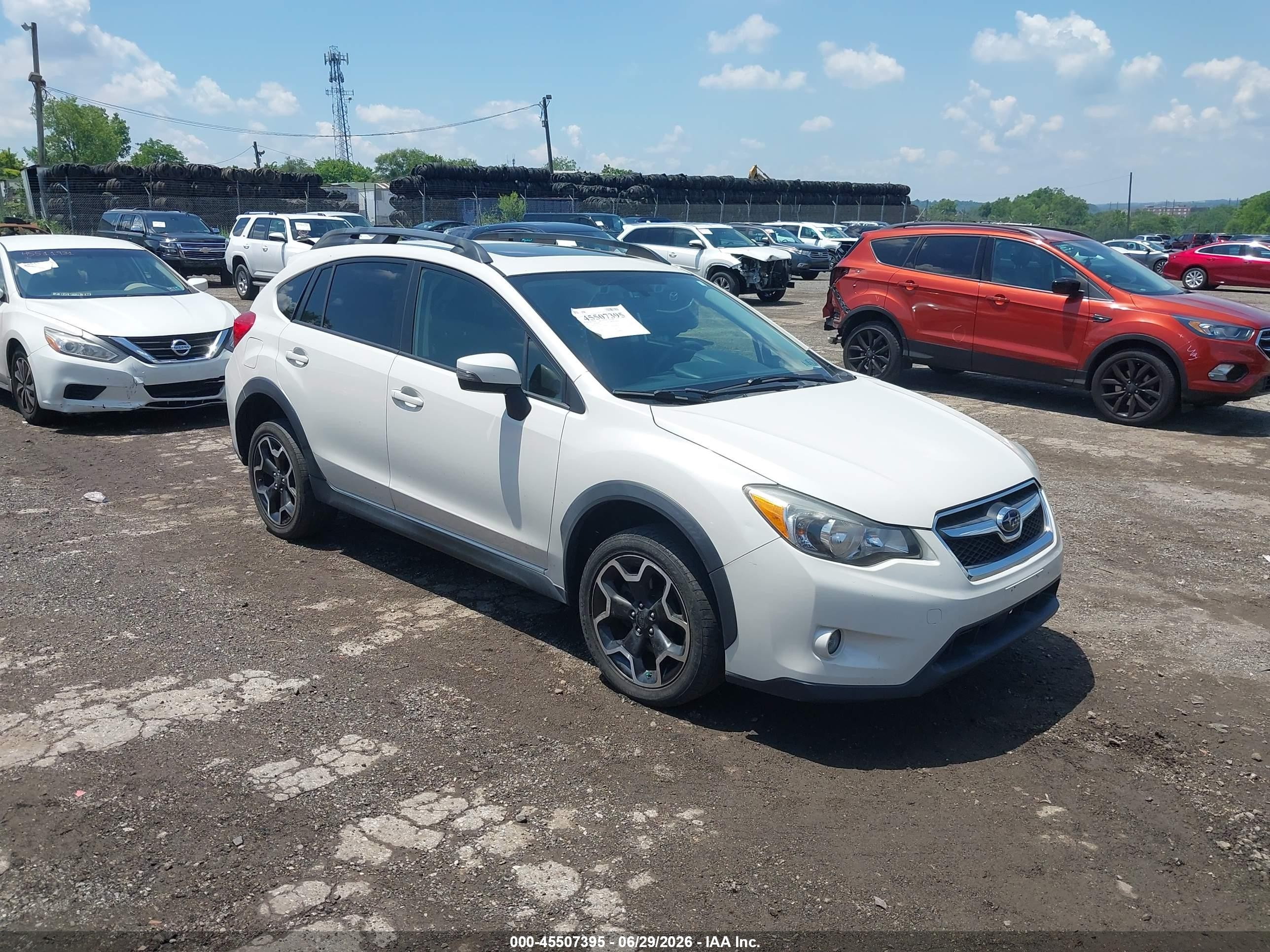 2015 Subaru Xv Crosstrek 2.0i Limited White vin: JF2GPASC4F8252496