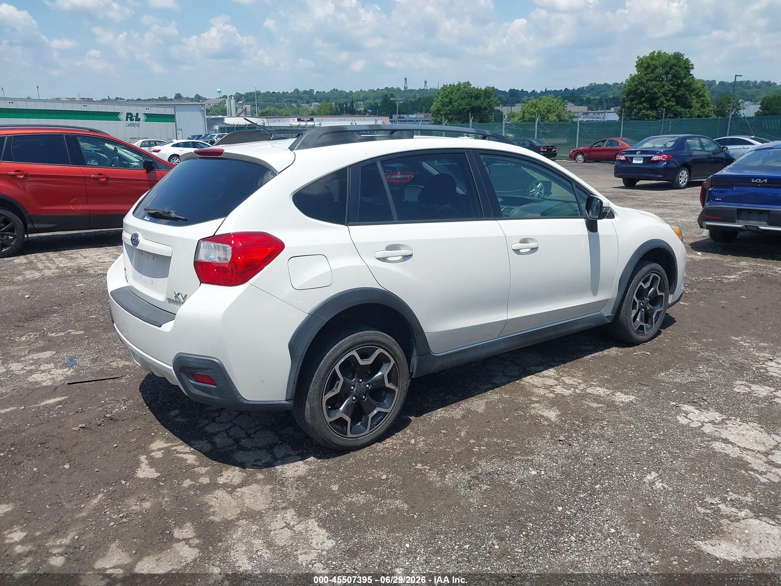 2015 Subaru Xv Crosstrek 2.0i Limited White vin: JF2GPASC4F8252496