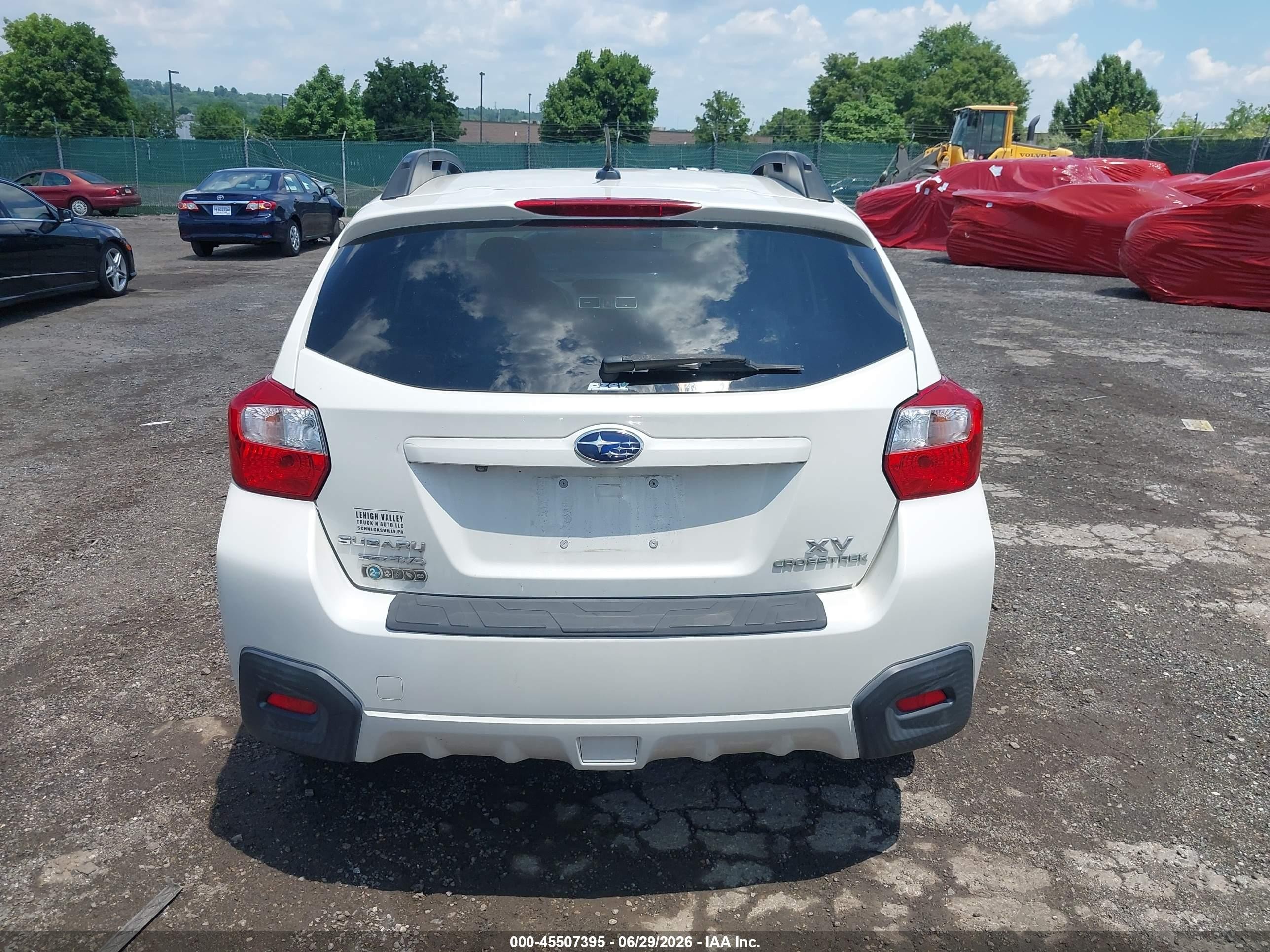 2015 Subaru Xv Crosstrek 2.0i Limited White vin: JF2GPASC4F8252496