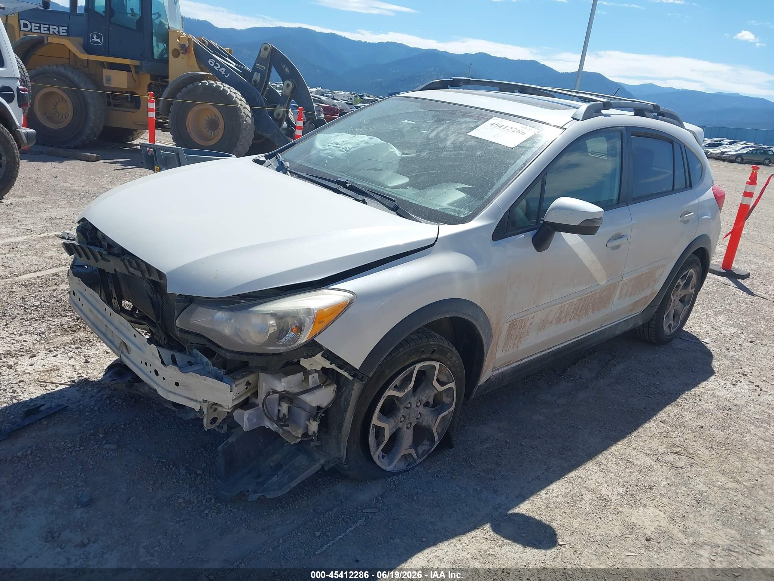 2015 Subaru Xv Crosstrek 2.0i Limited White vin: JF2GPASC4F8256922