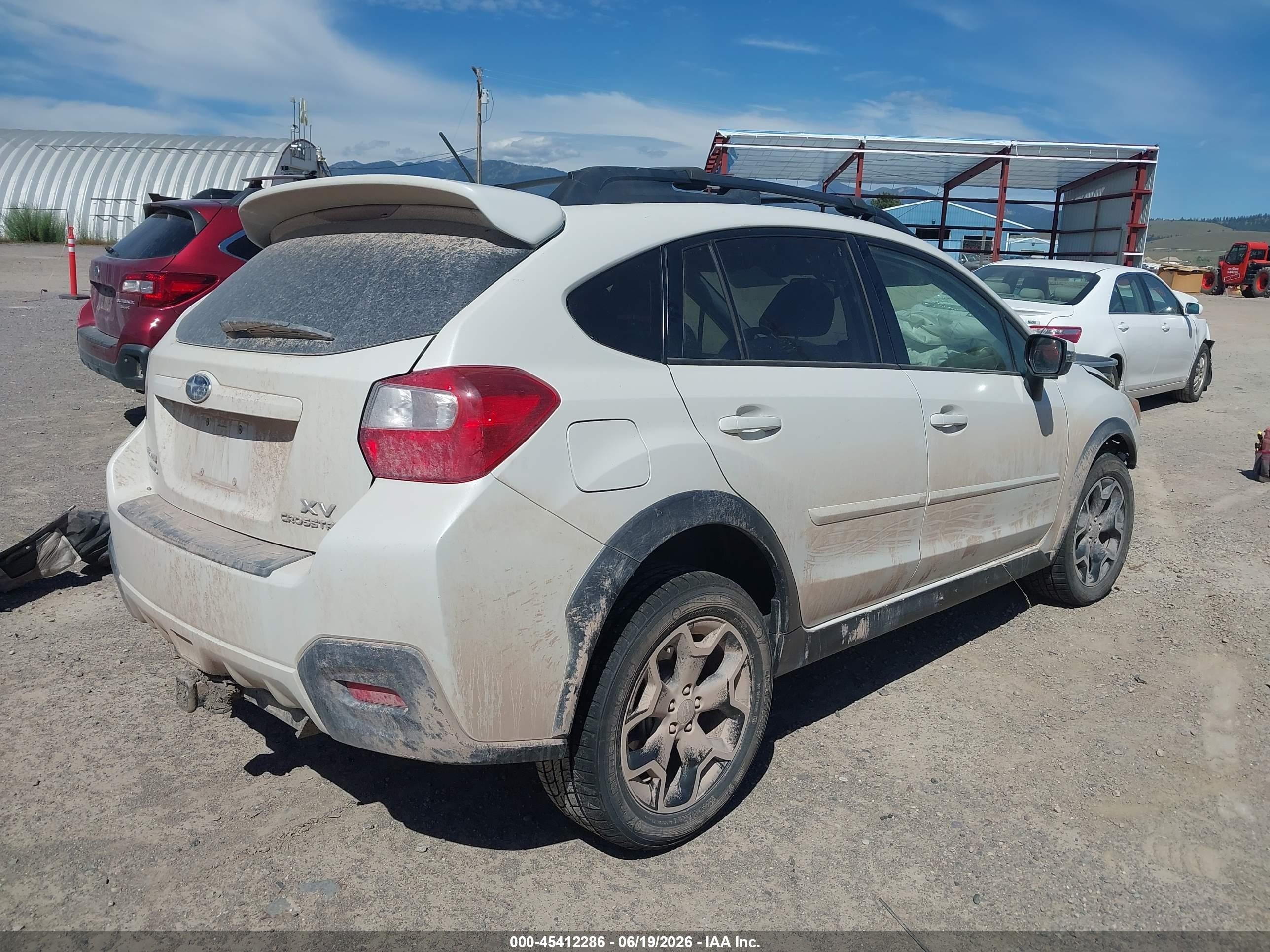 2015 Subaru Xv Crosstrek 2.0i Limited White vin: JF2GPASC4F8256922