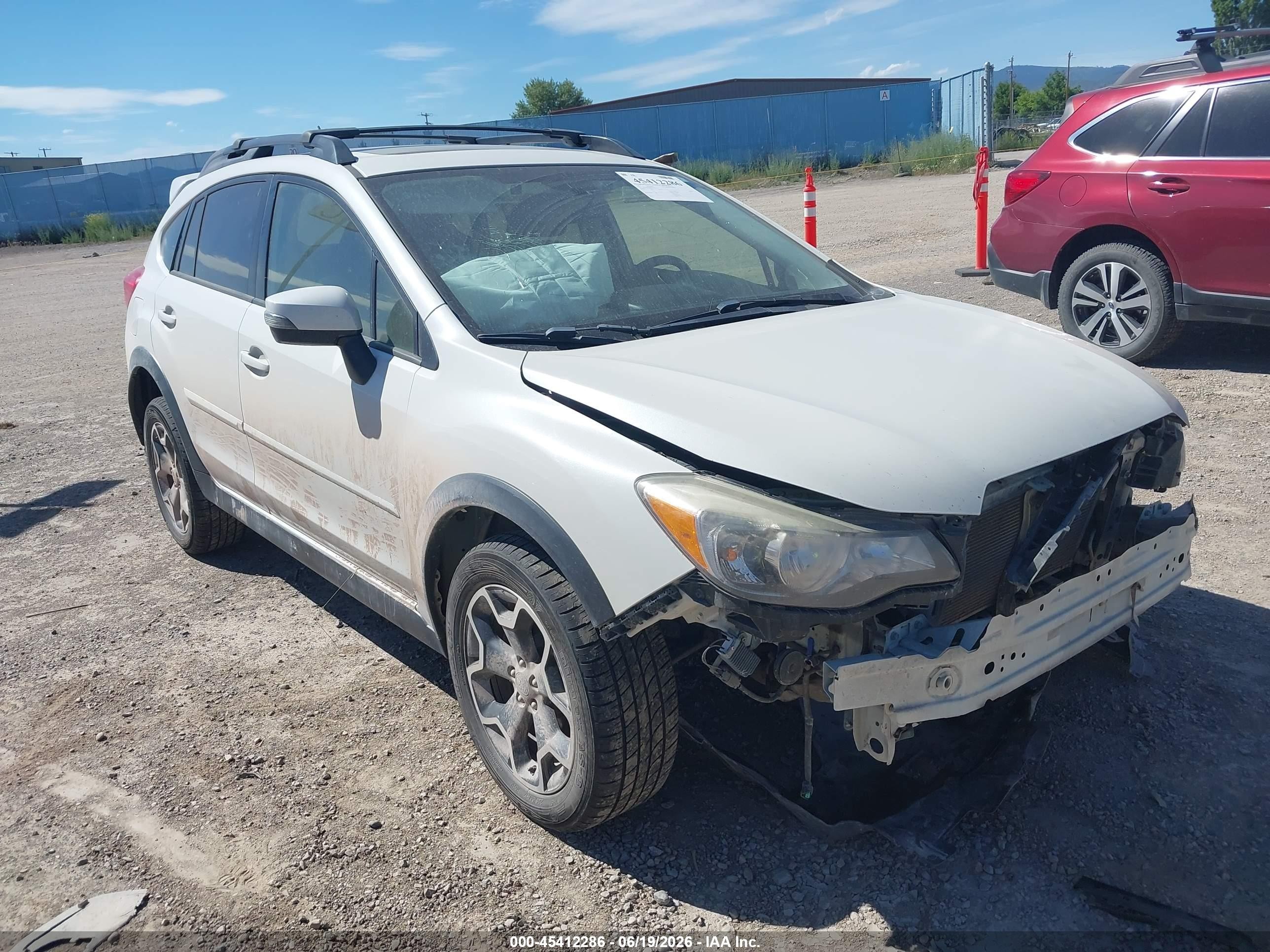2015 Subaru Xv Crosstrek 2.0i Limited White vin: JF2GPASC4F8256922