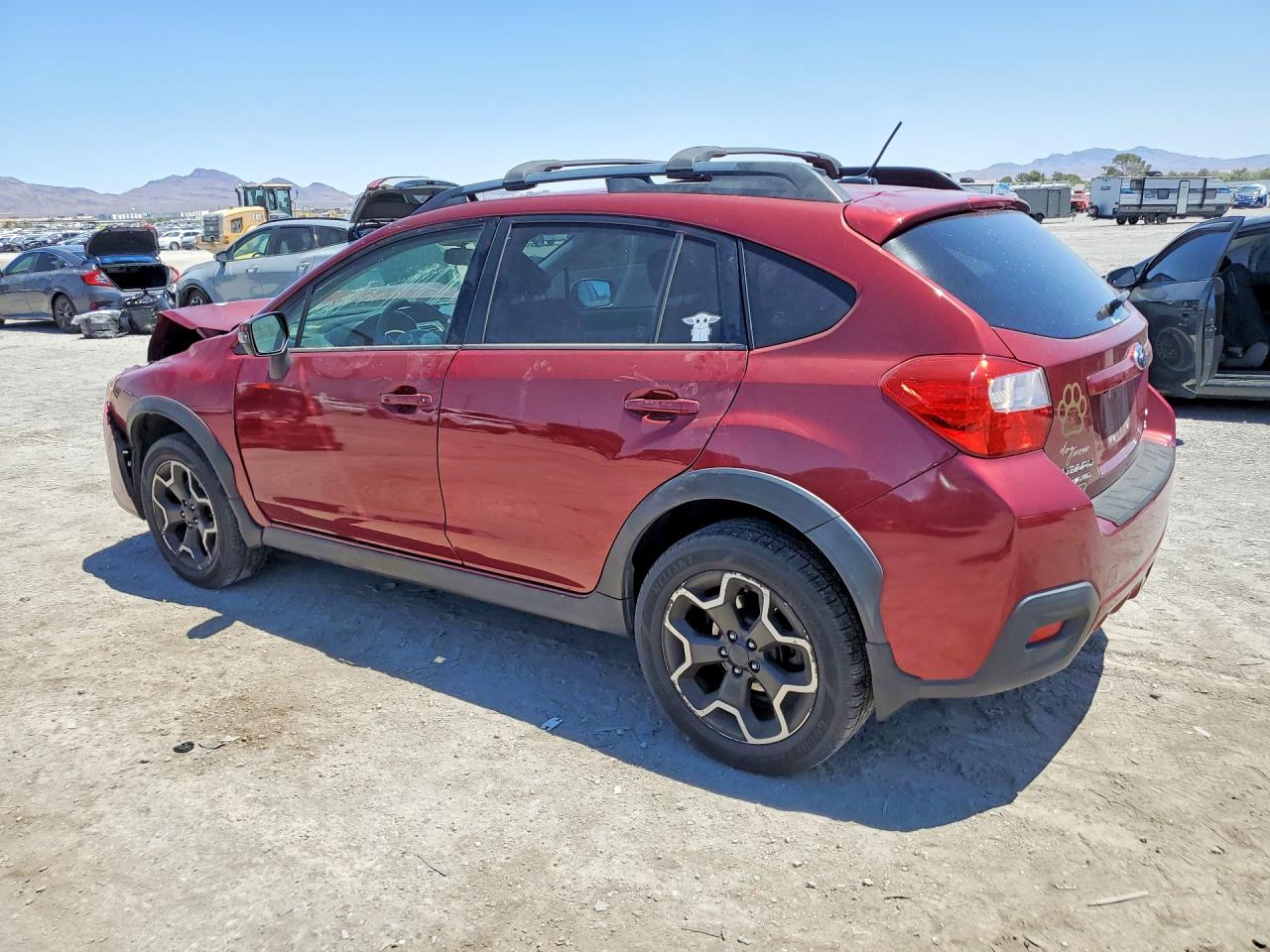 2015 Subaru Xv Crosstrek Sport Limited Maroon vin: JF2GPASC5F8275446