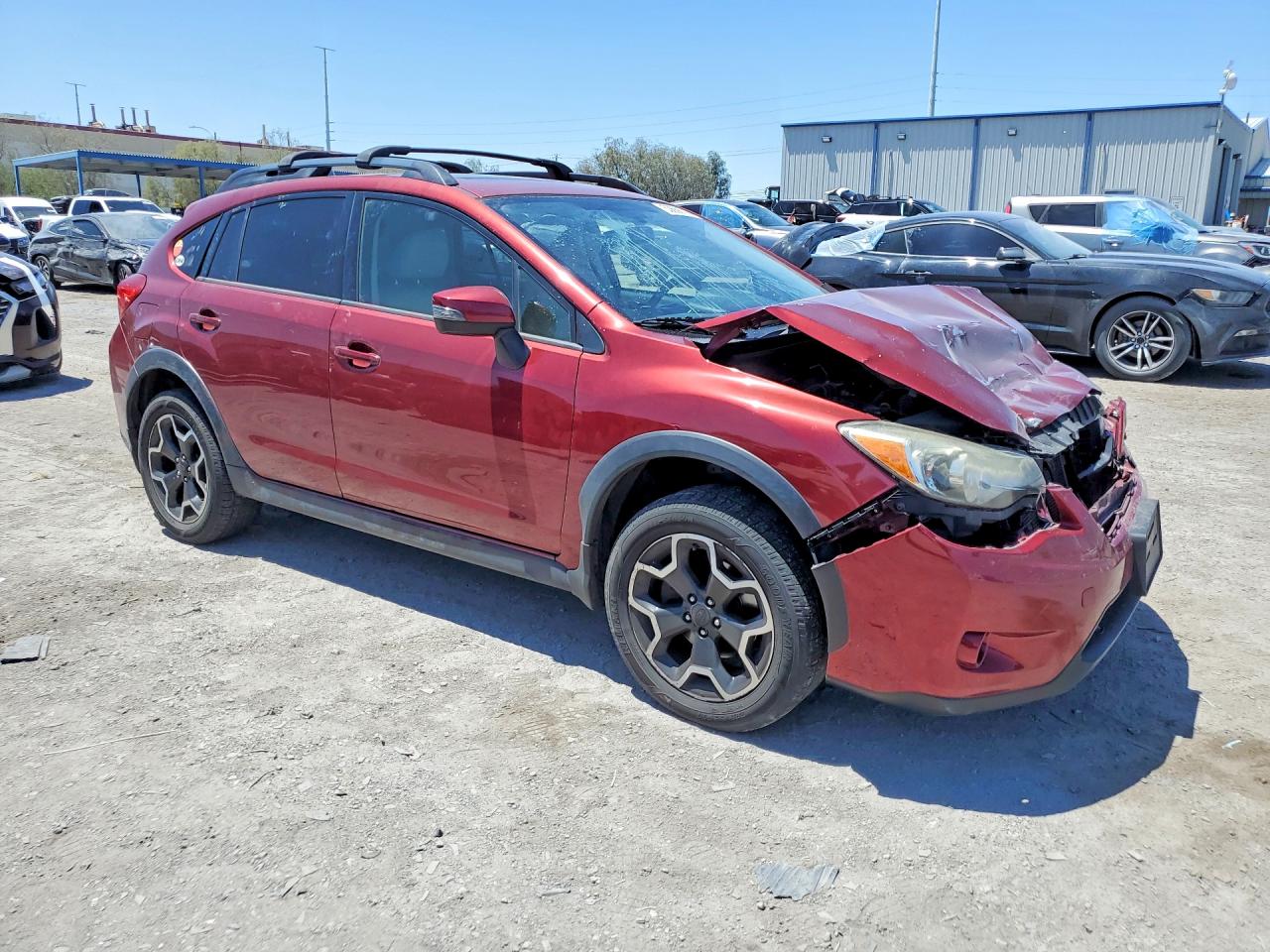 2015 Subaru Xv Crosstrek Sport Limited Maroon vin: JF2GPASC5F8275446