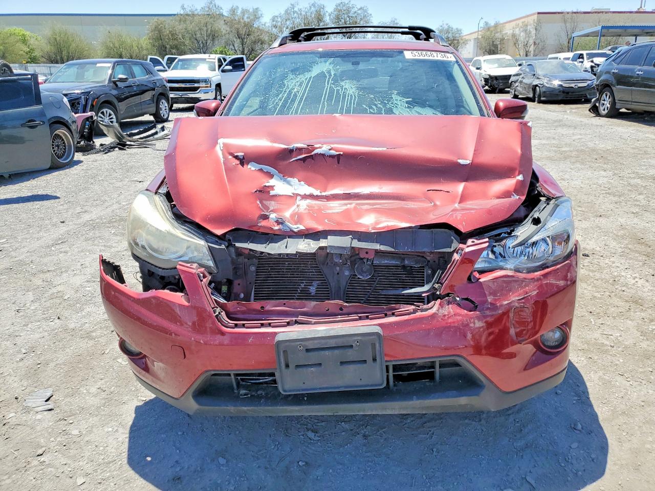 2015 Subaru Xv Crosstrek Sport Limited Maroon vin: JF2GPASC5F8275446