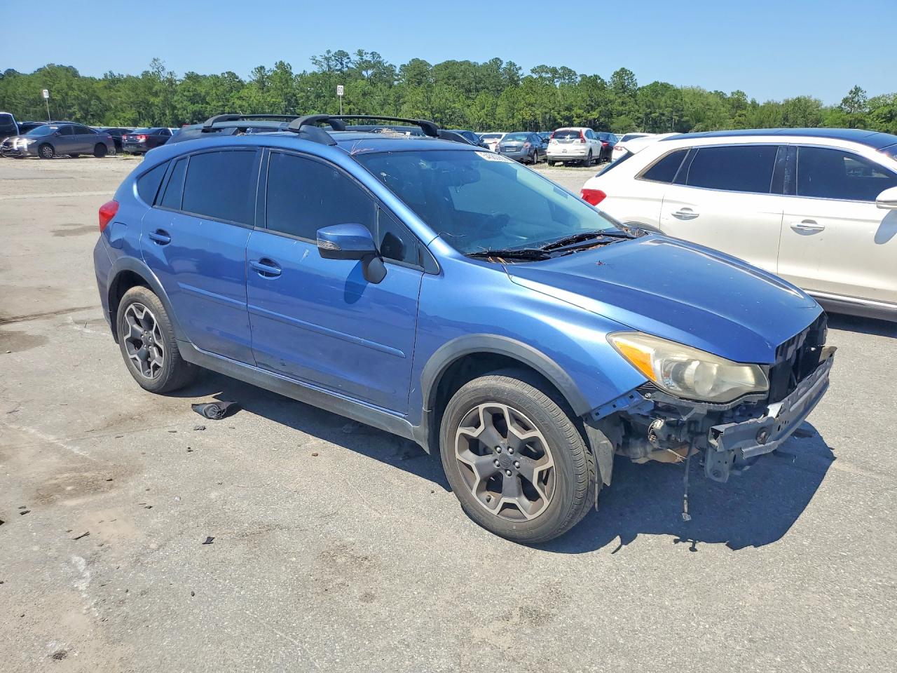2015 Subaru Xv Crosstrek Sport Limited Blue vin: JF2GPASC7F8272595