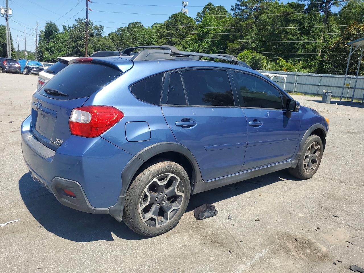 2015 Subaru Xv Crosstrek Sport Limited Blue vin: JF2GPASC7F8272595