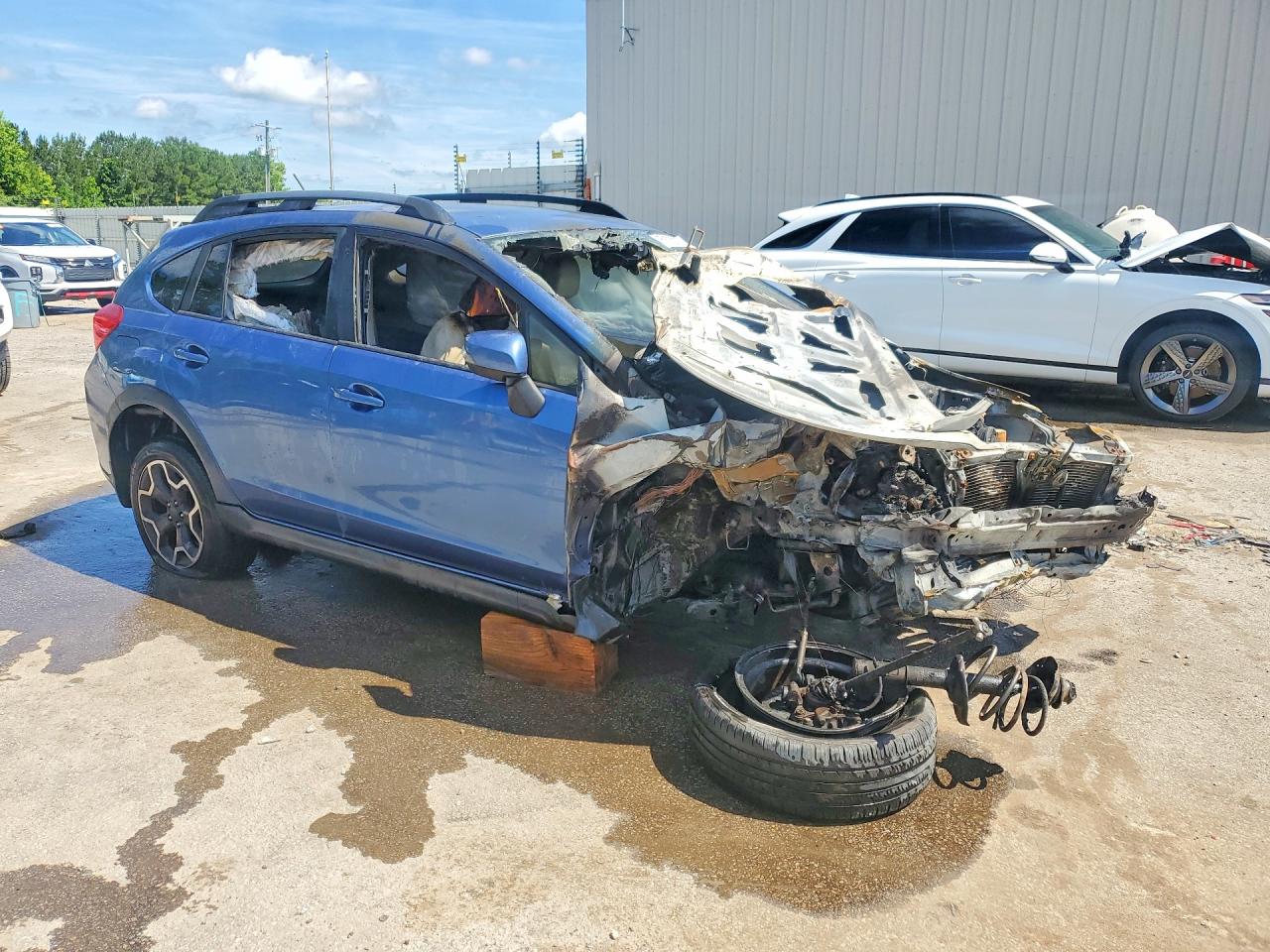 2015 Subaru Xv Crosstrek Sport Limited Blue vin: JF2GPASC9F8253708