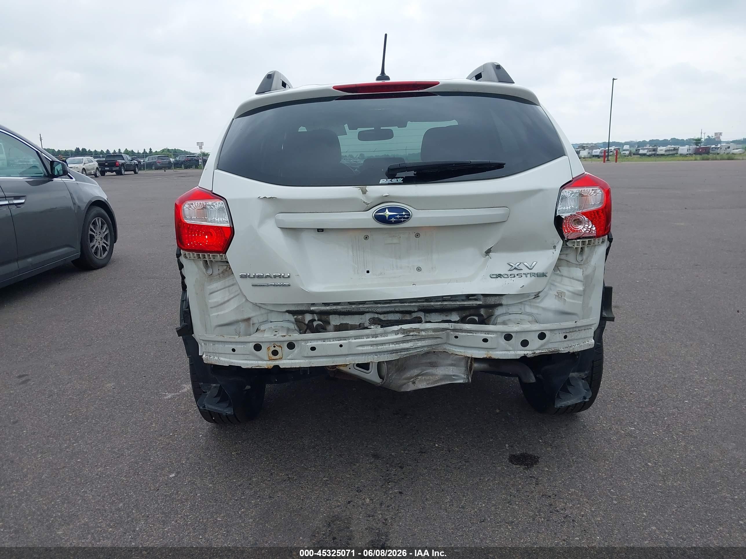 2015 Subaru Xv Crosstrek 2.0i Limited White vin: JF2GPASC9FH225584