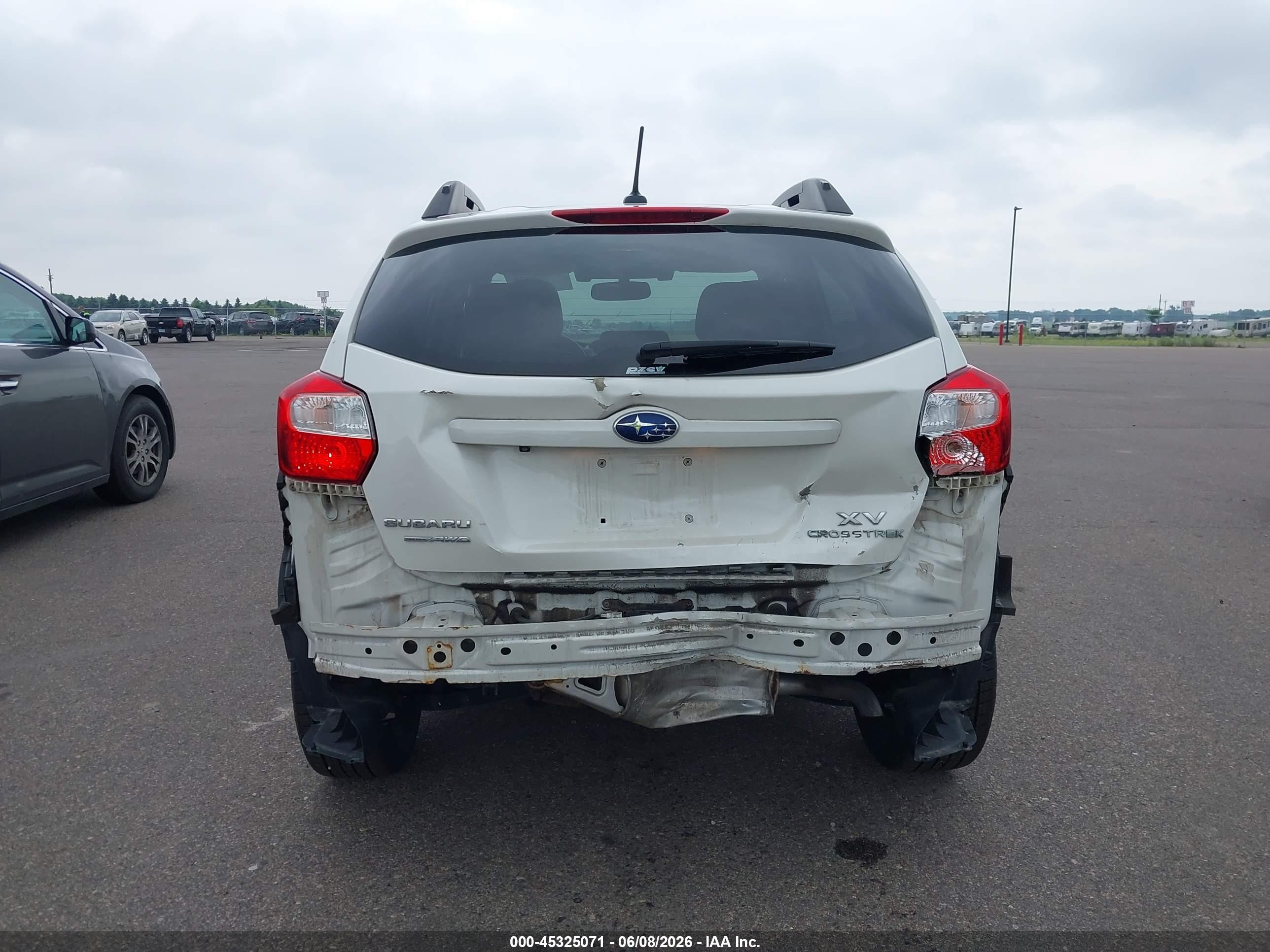 2015 Subaru Xv Crosstrek 2.0i Limited White vin: JF2GPASC9FH225584