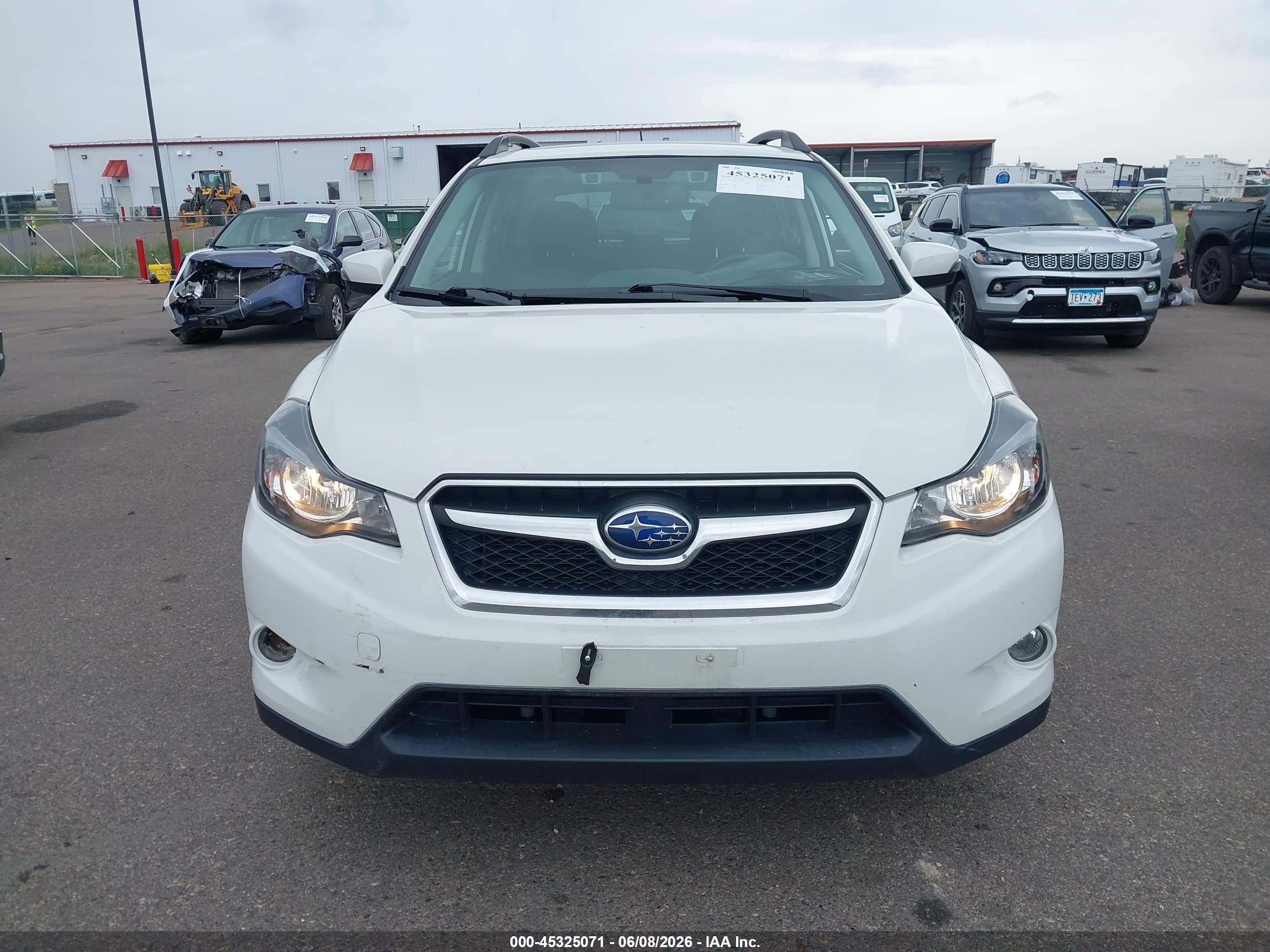 2015 Subaru Xv Crosstrek 2.0i Limited White vin: JF2GPASC9FH225584