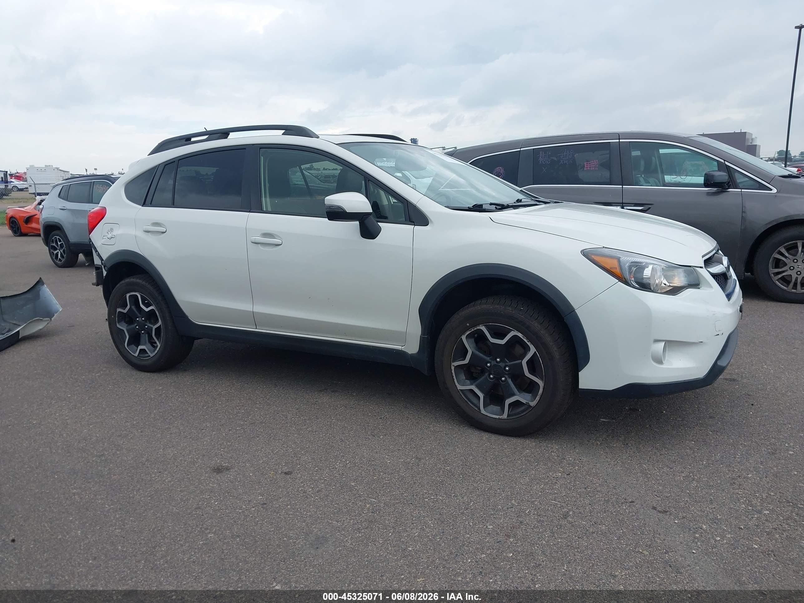 2015 Subaru Xv Crosstrek 2.0i Limited White vin: JF2GPASC9FH225584