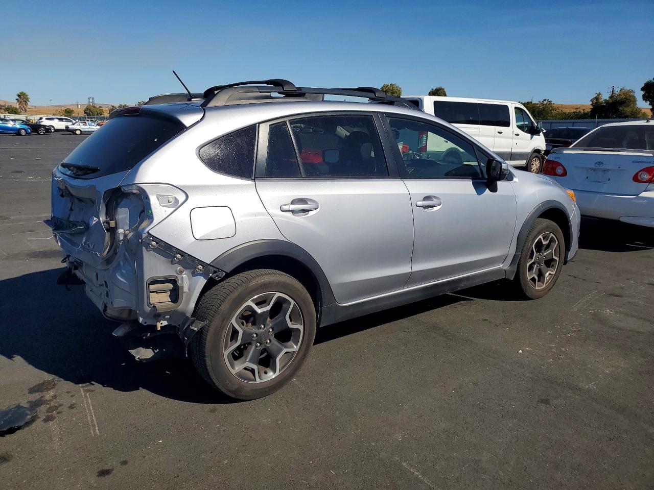 2015 Subaru Xv Crosstrek Sport Limited Silver vin: JF2GPASCXF8266113