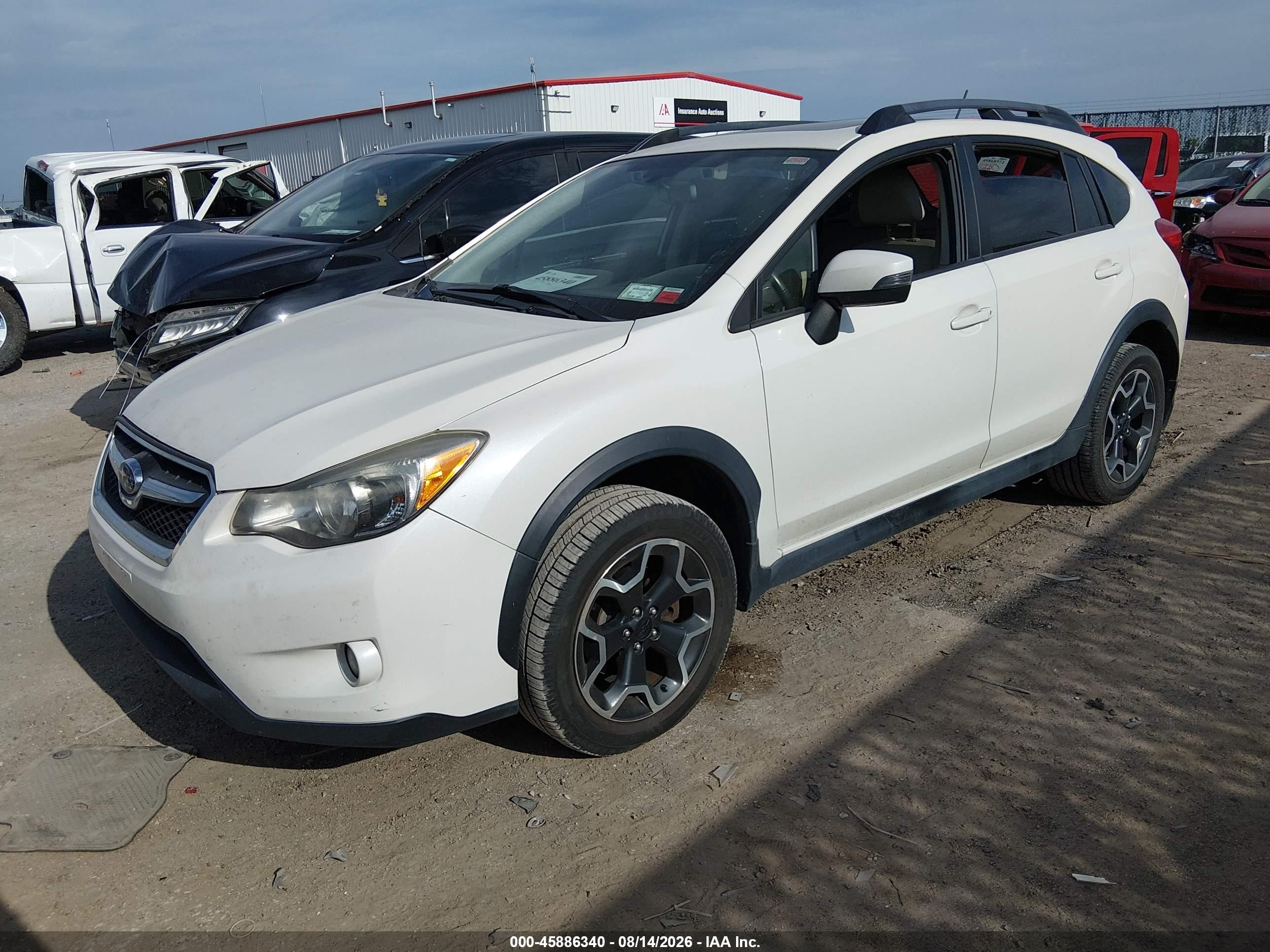 2015 Subaru Xv Crosstrek 2.0i Limited White vin: JF2GPASCXF8285115