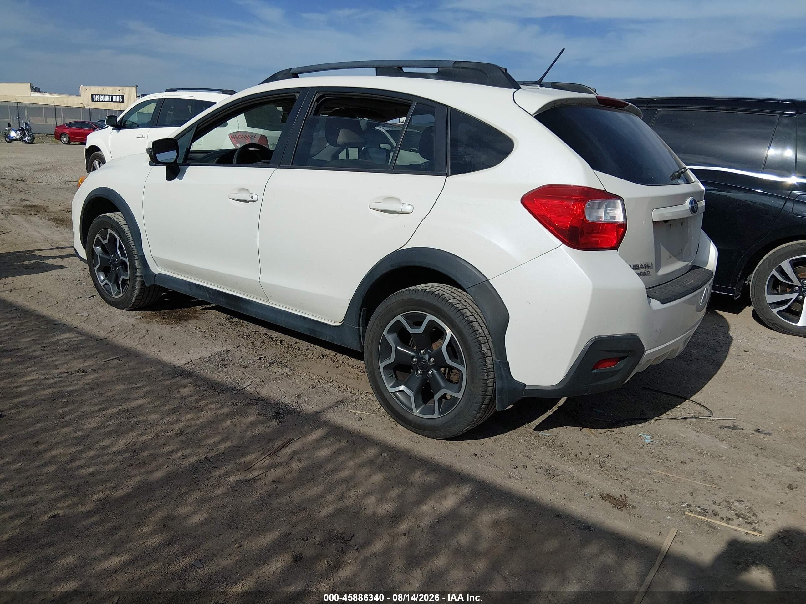 2015 Subaru Xv Crosstrek 2.0i Limited White vin: JF2GPASCXF8285115