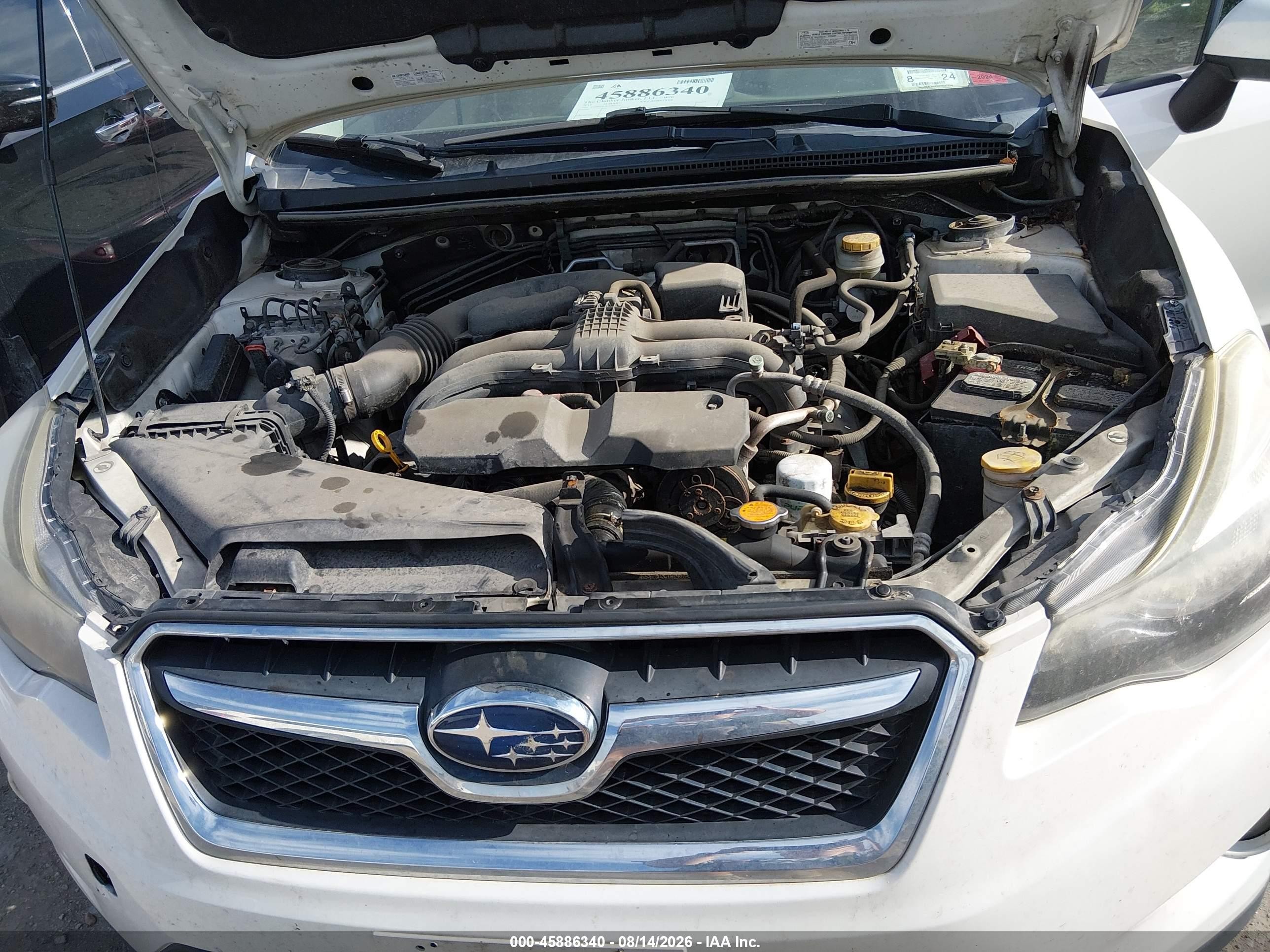 2015 Subaru Xv Crosstrek 2.0i Limited White vin: JF2GPASCXF8285115