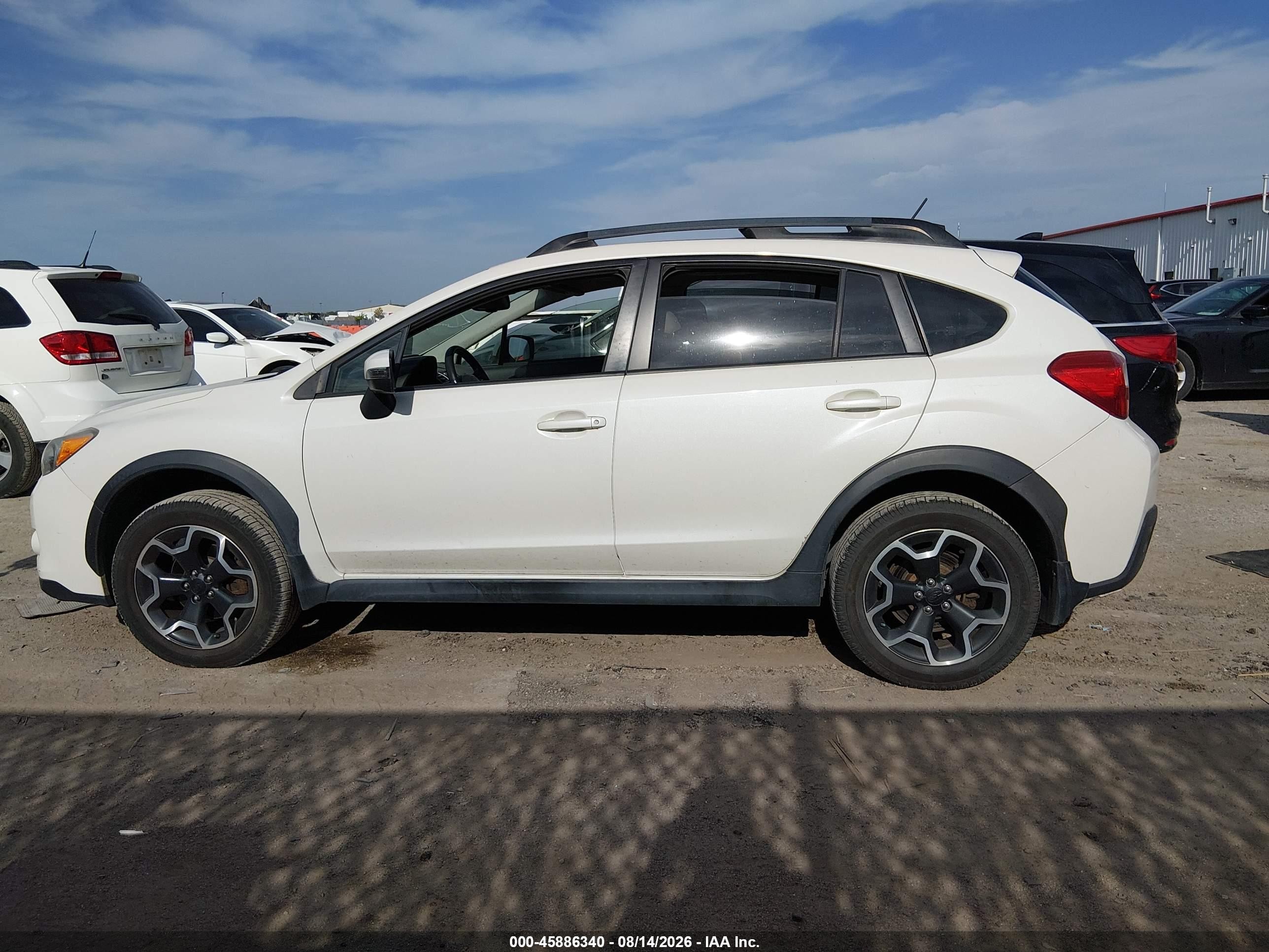 2015 Subaru Xv Crosstrek 2.0i Limited White vin: JF2GPASCXF8285115