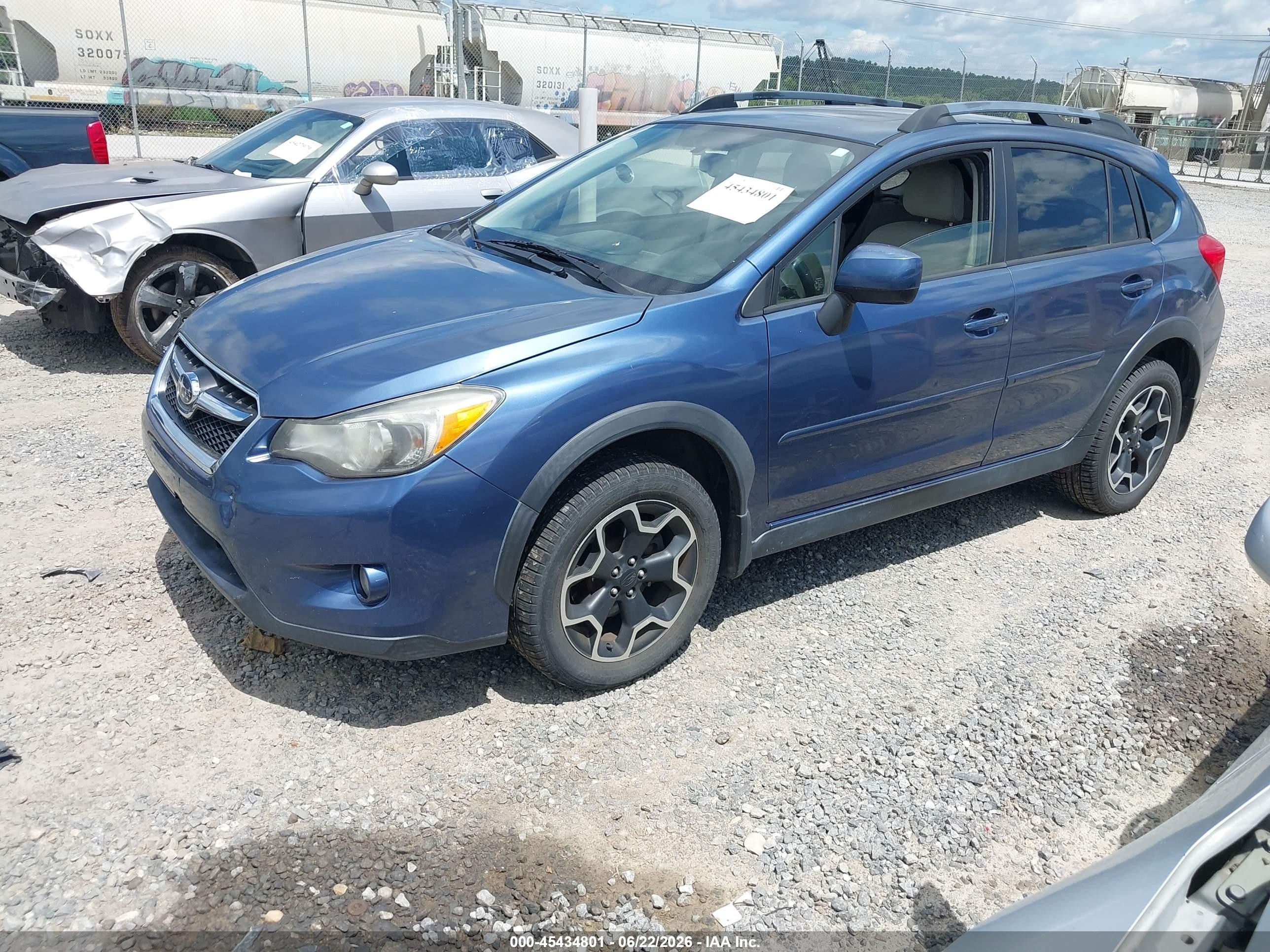 2013 Subaru Xv Crosstrek 2.0i Premium Blue vin: JF2GPAVC0D2215022