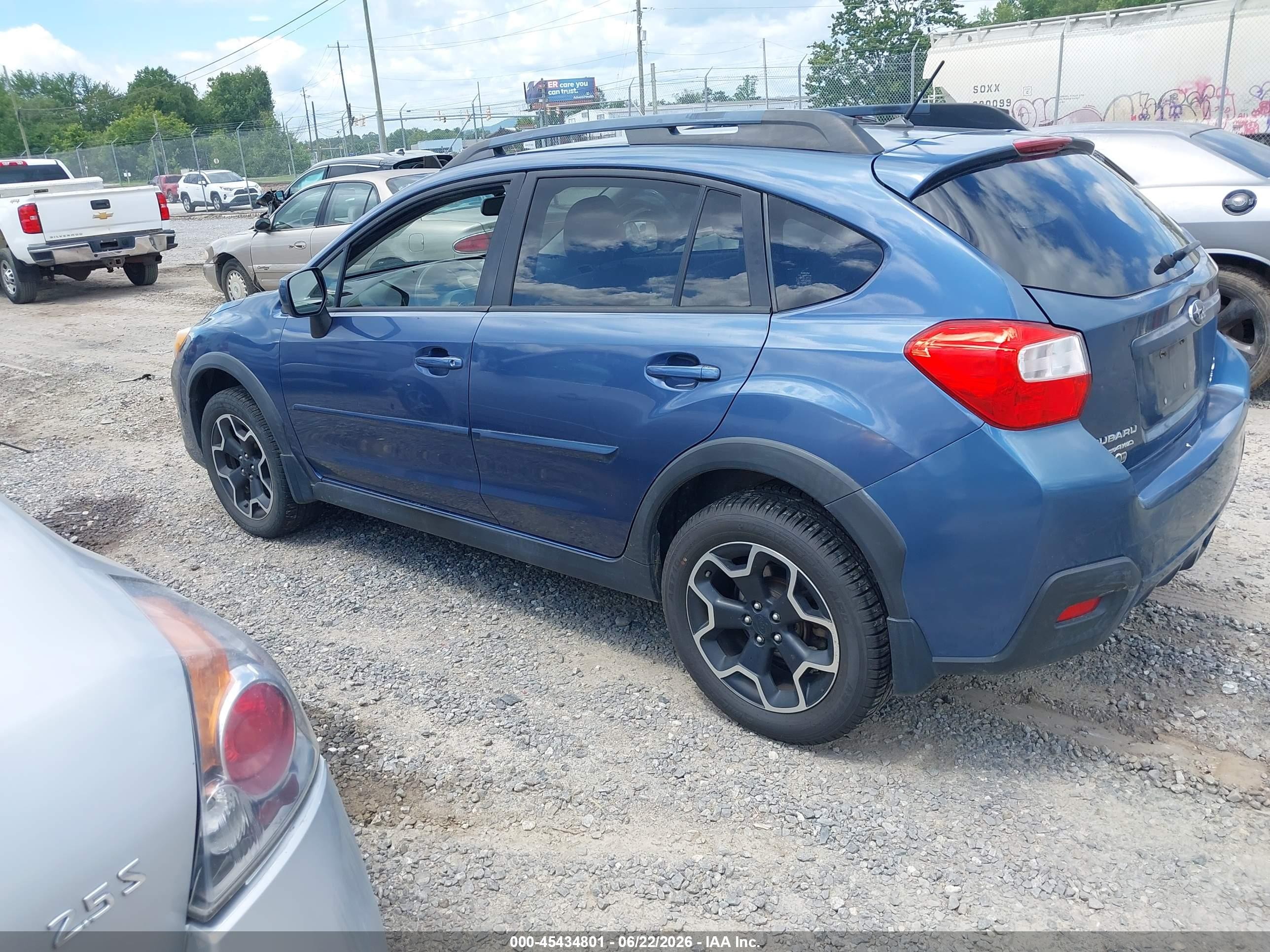 2013 Subaru Xv Crosstrek 2.0i Premium Blue vin: JF2GPAVC0D2215022