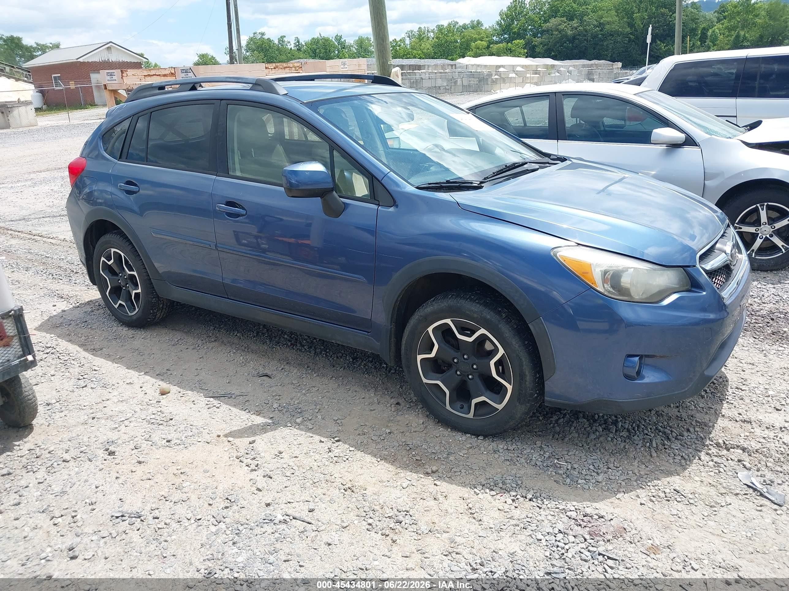 2013 Subaru Xv Crosstrek 2.0i Premium Blue vin: JF2GPAVC0D2215022