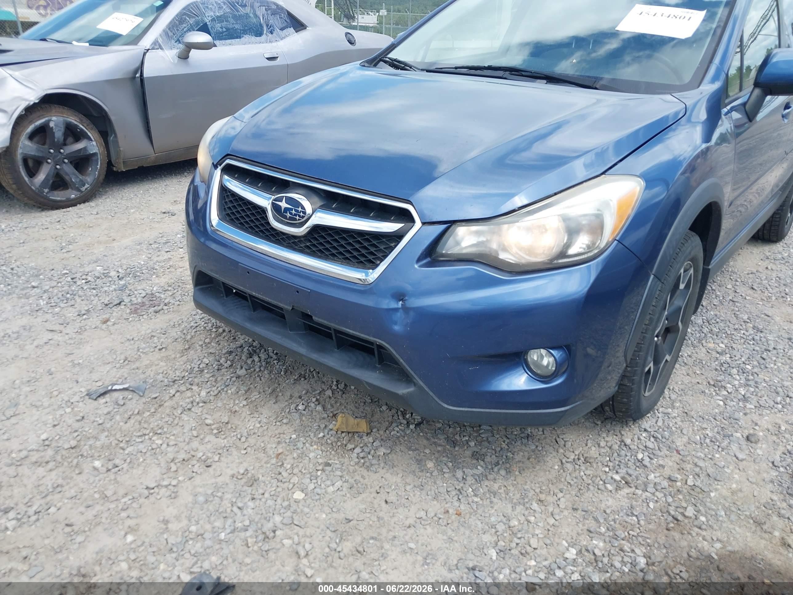 2013 Subaru Xv Crosstrek 2.0i Premium Blue vin: JF2GPAVC0D2215022