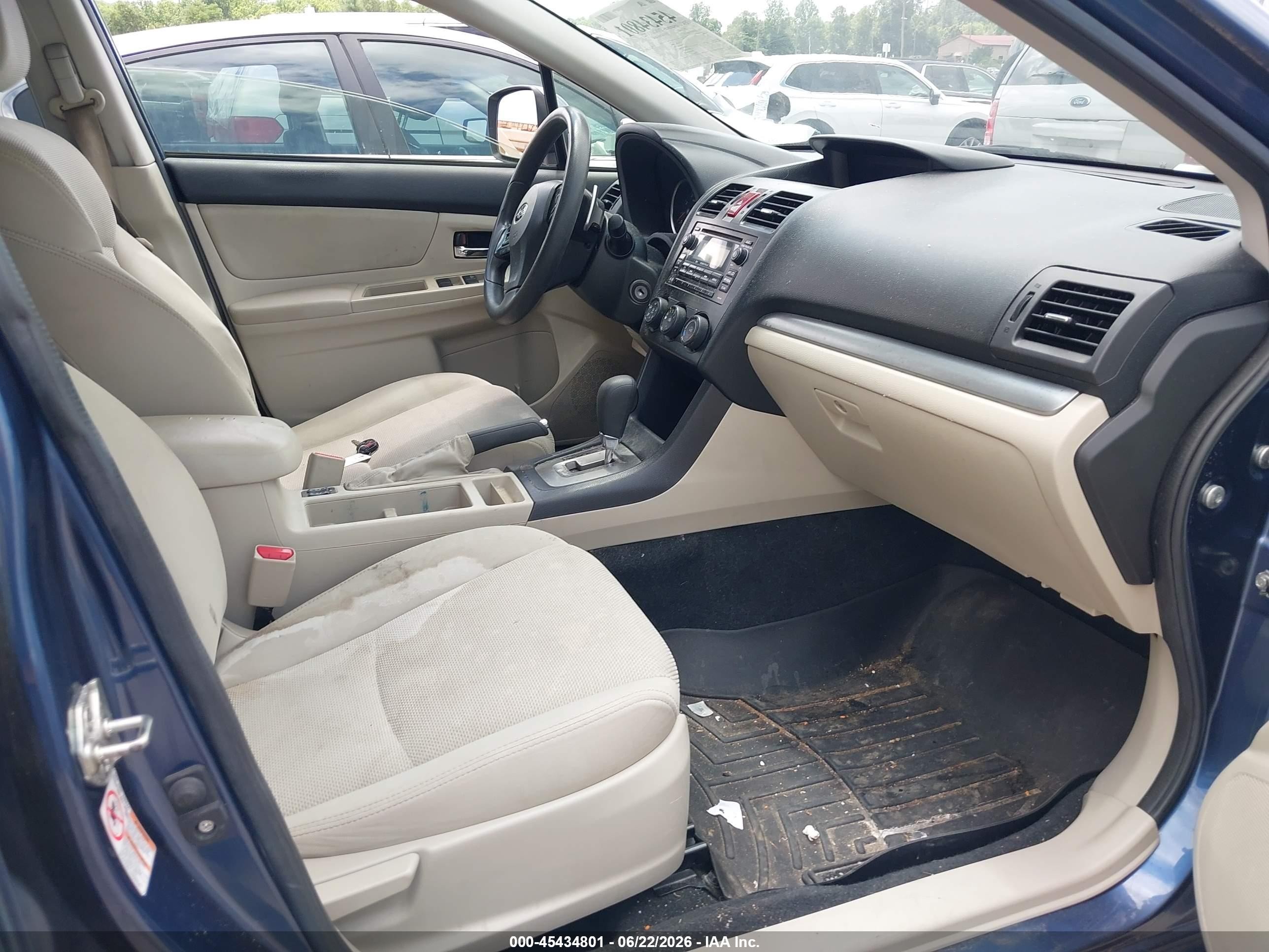 2013 Subaru Xv Crosstrek 2.0i Premium Blue vin: JF2GPAVC0D2215022