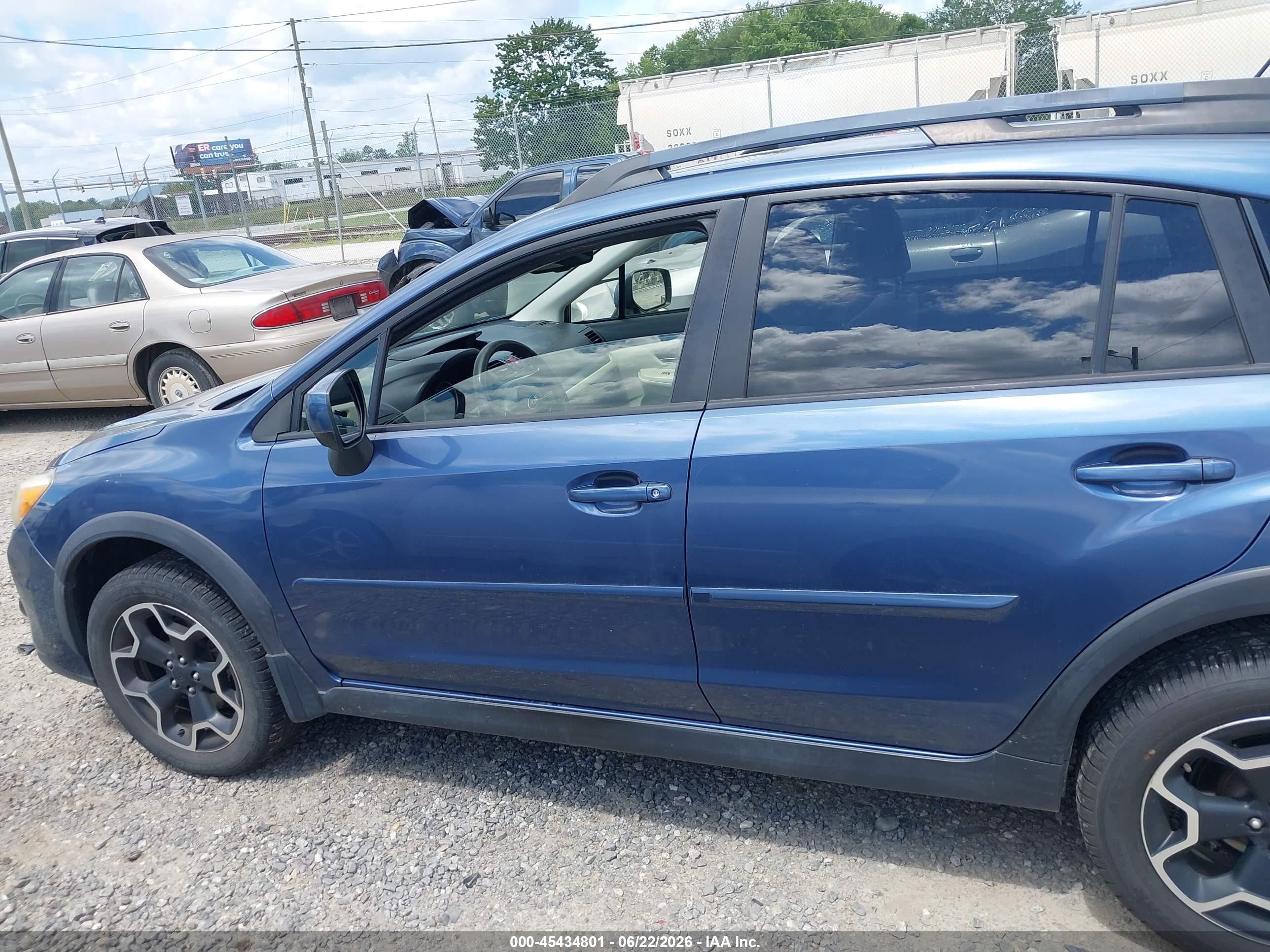 2013 Subaru Xv Crosstrek 2.0i Premium Blue vin: JF2GPAVC0D2215022