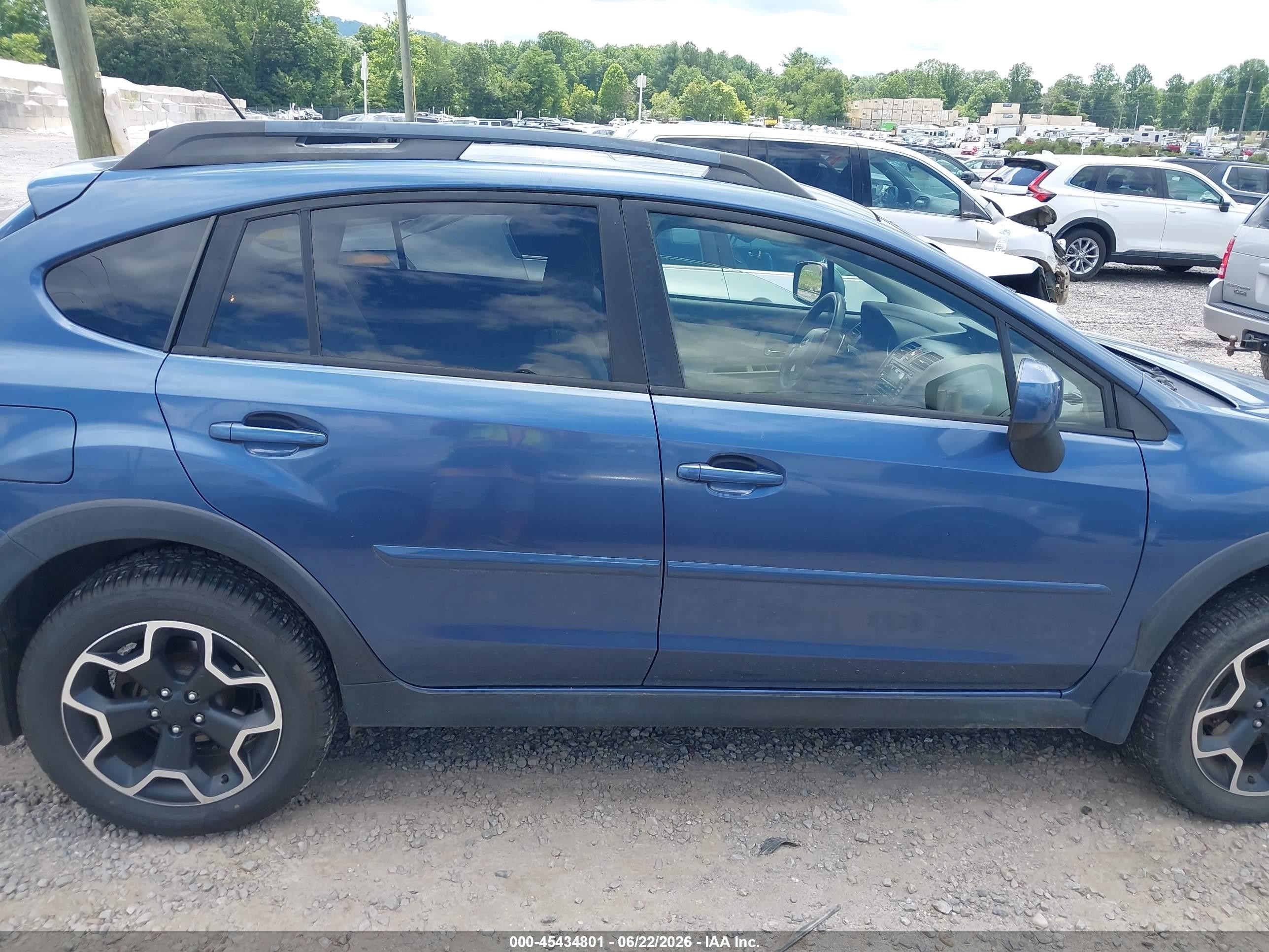 2013 Subaru Xv Crosstrek 2.0i Premium Blue vin: JF2GPAVC0D2215022