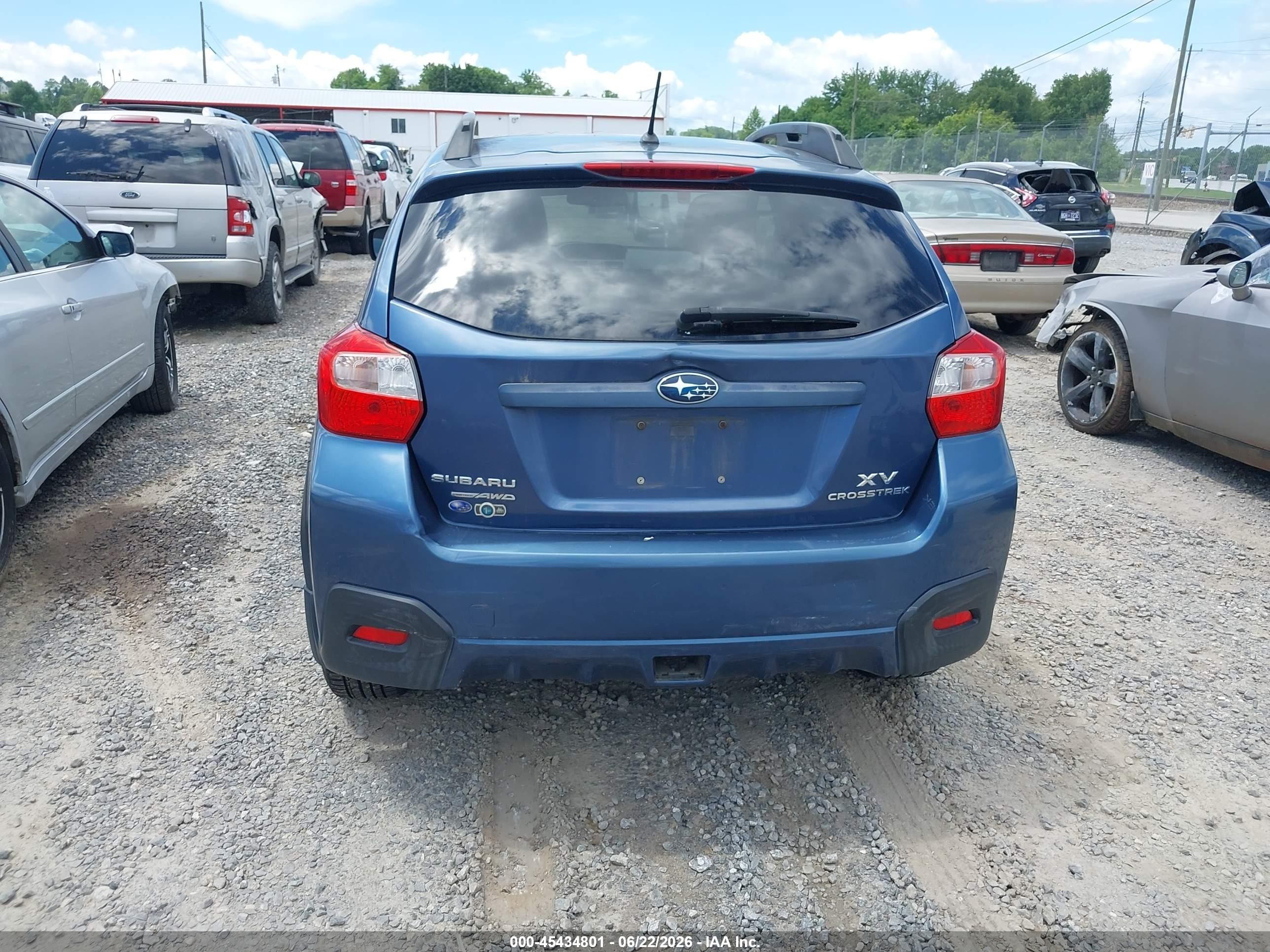 2013 Subaru Xv Crosstrek 2.0i Premium Blue vin: JF2GPAVC0D2215022