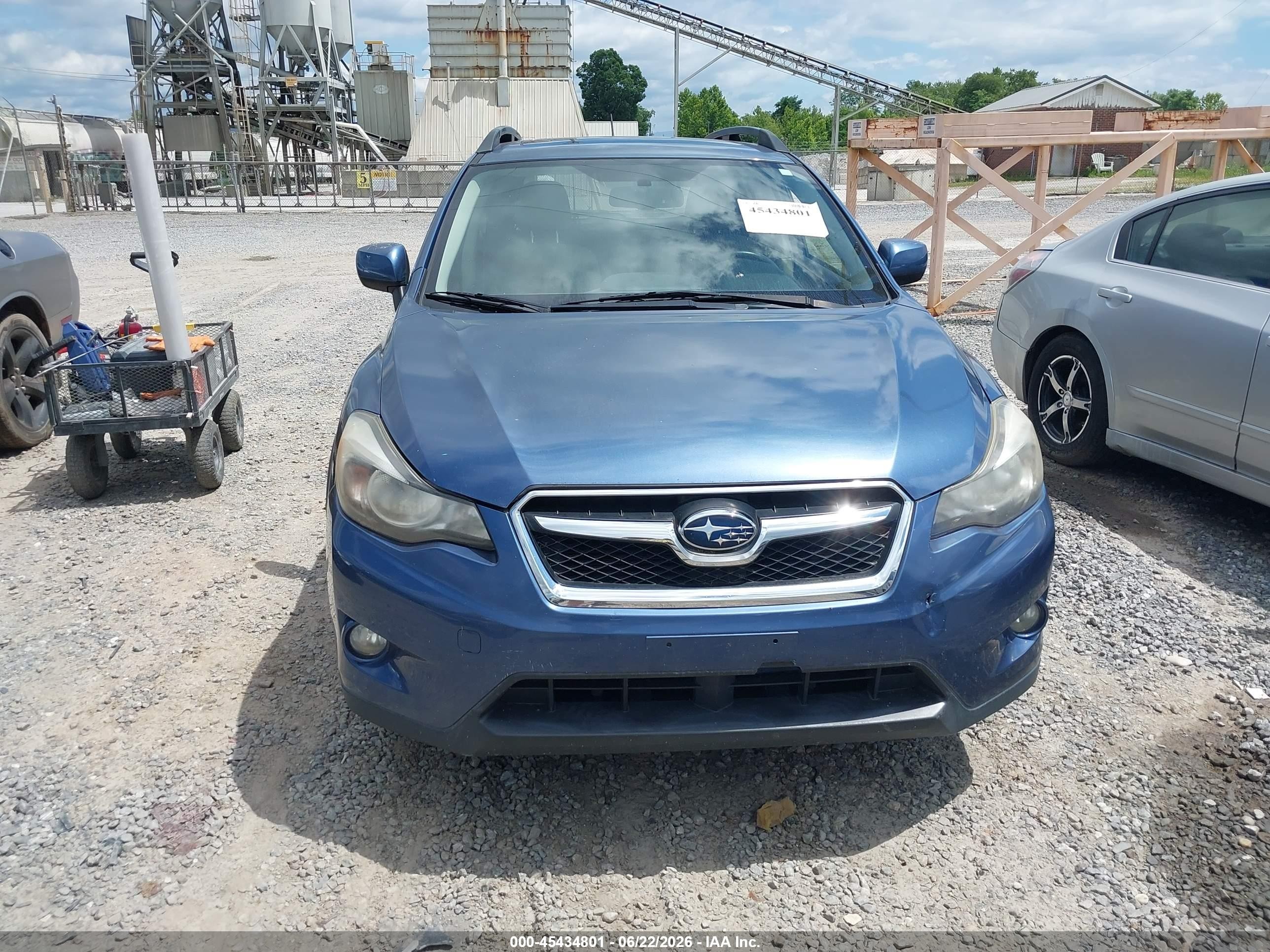 2013 Subaru Xv Crosstrek 2.0i Premium Blue vin: JF2GPAVC0D2215022