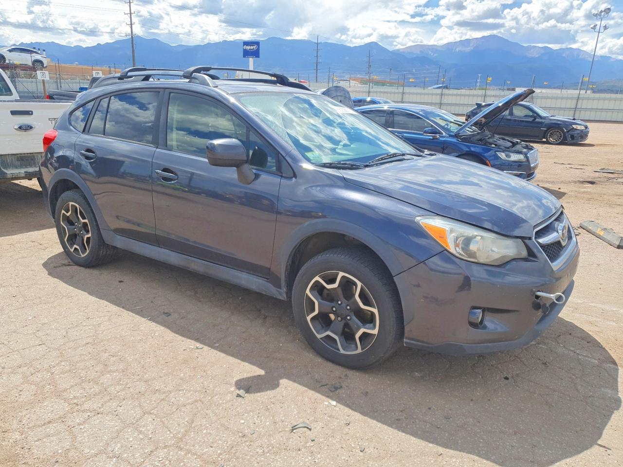 2013 Subaru Xv Crosstrek 2.0 Premium Gray vin: JF2GPAVC0D2883810