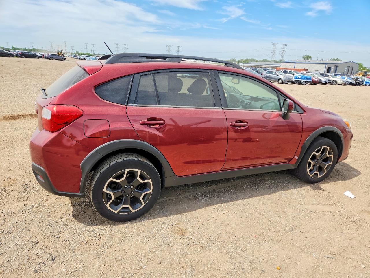 2013 Subaru Xv Crosstrek 2.0 Premium Red vin: JF2GPAVC0D2887341