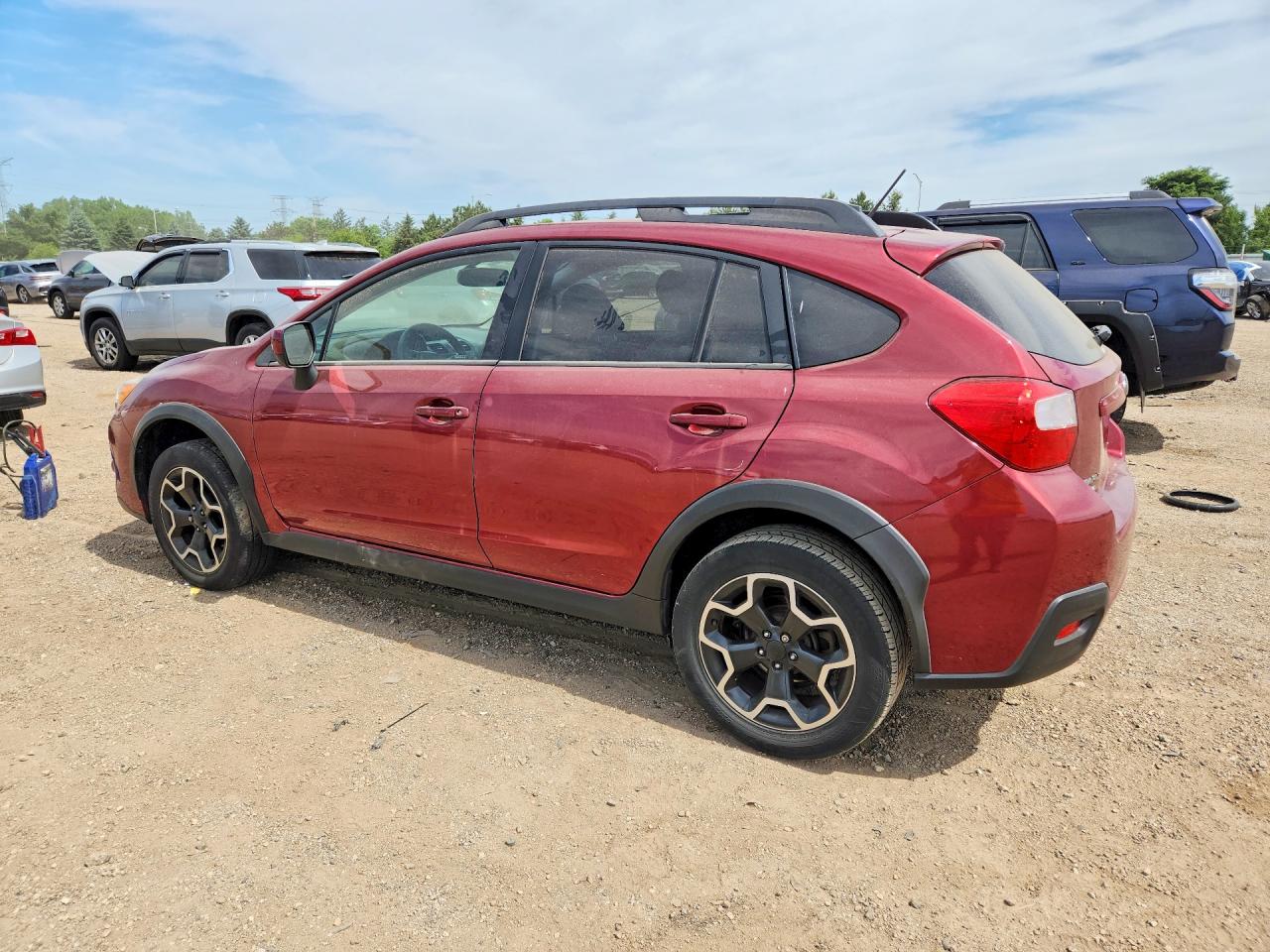 2013 Subaru Xv Crosstrek 2.0 Premium Red vin: JF2GPAVC0D2887341
